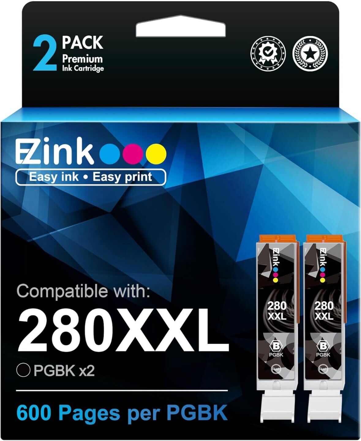 E-Z Ink (TM Compatible Ink Cartridge Replacement for Canon PGI-280XXL