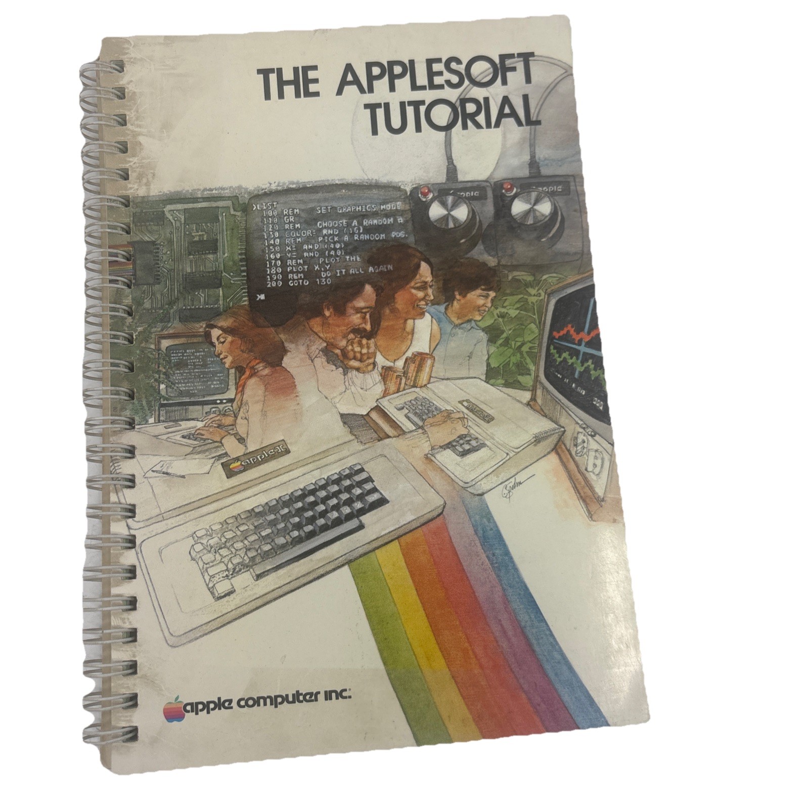 VINTAGE APPLE II COMPUTER “THE APPLESOFT TUTORIAL” MANUAL