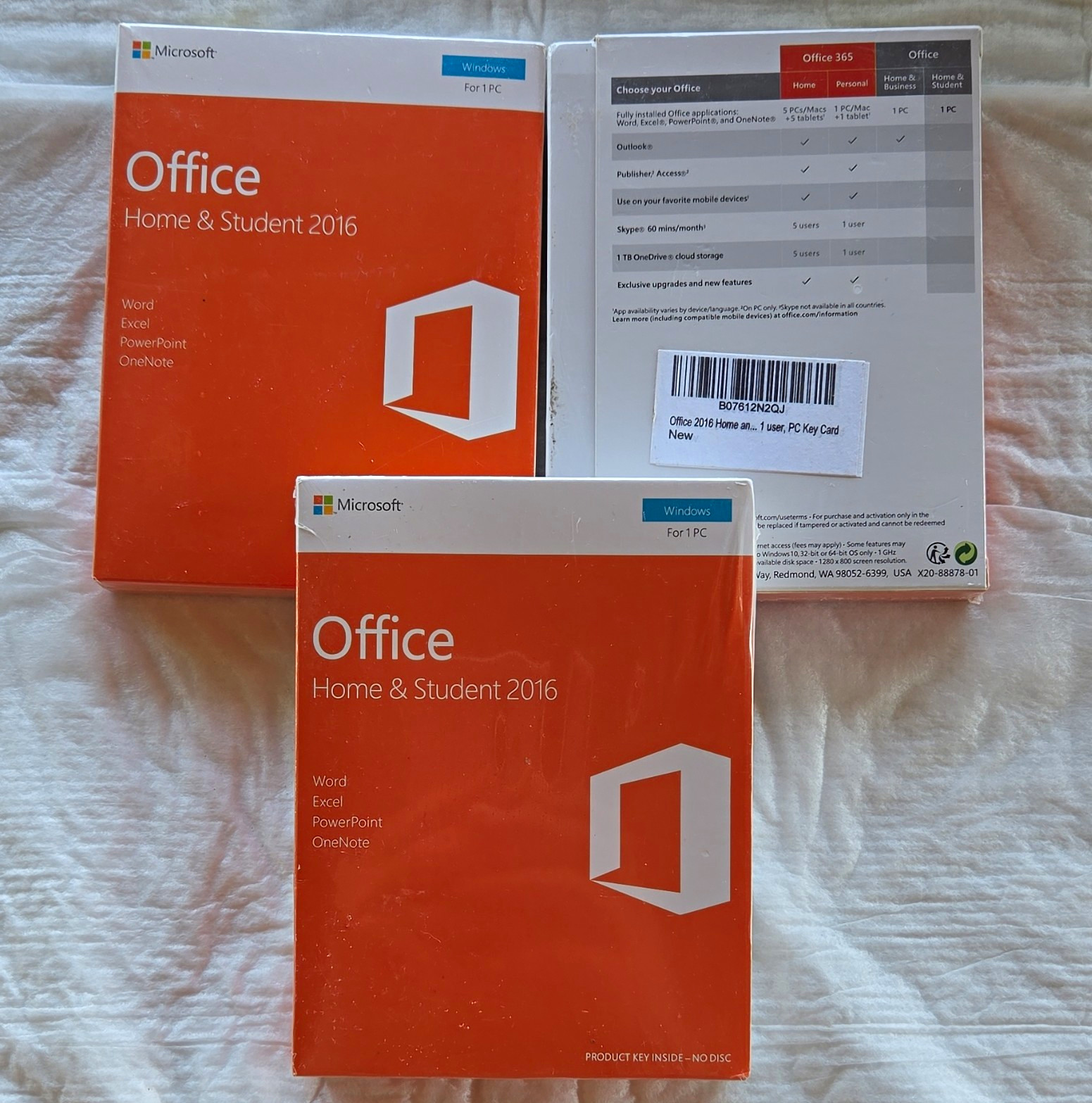 Microsoft Office Home & Student 2016 Windows English Product Key Card 1 PC