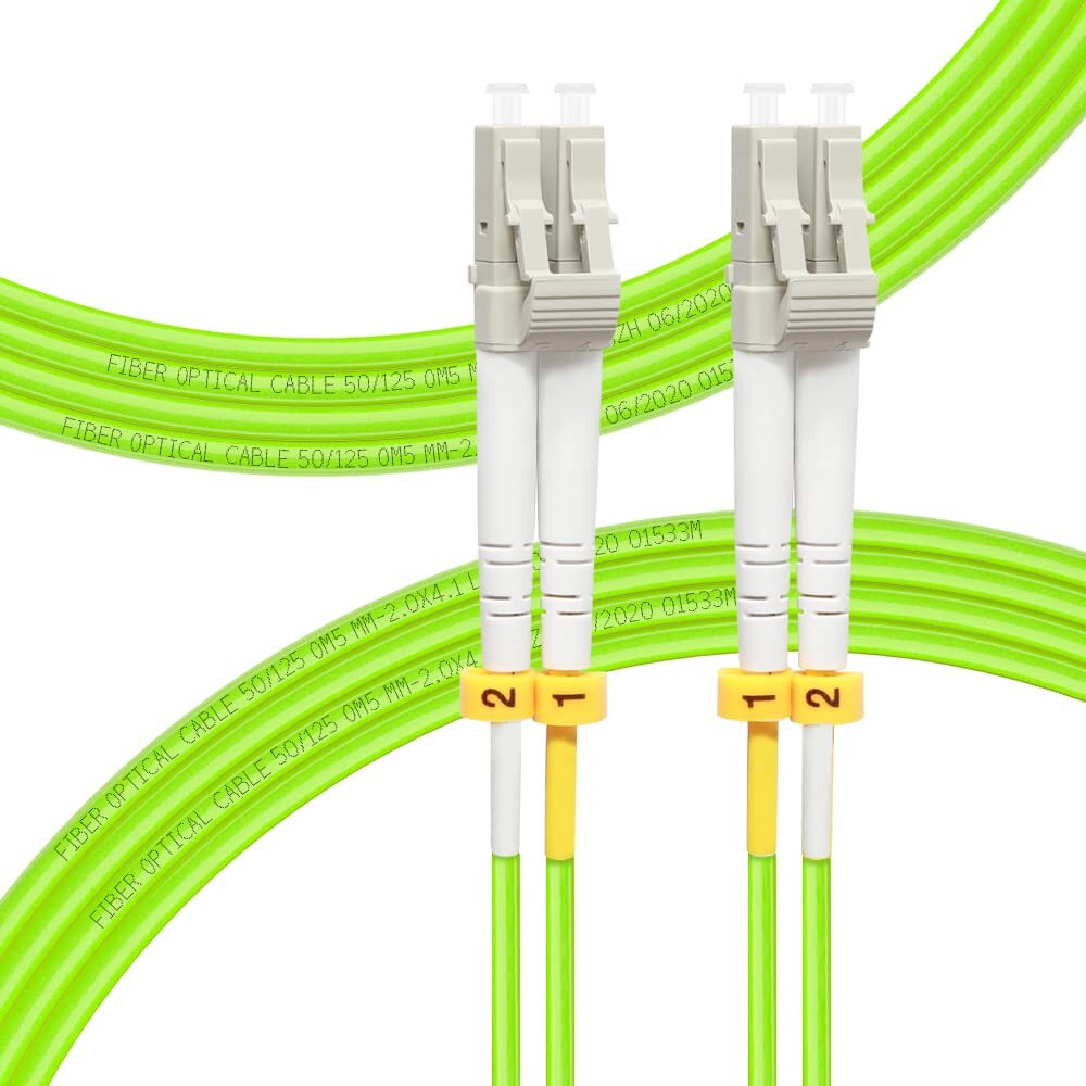 Lc To Lc Fiber Patch Cable Om5 5m/16ft Length Options 0.2m20m 40gb/100gb Multim