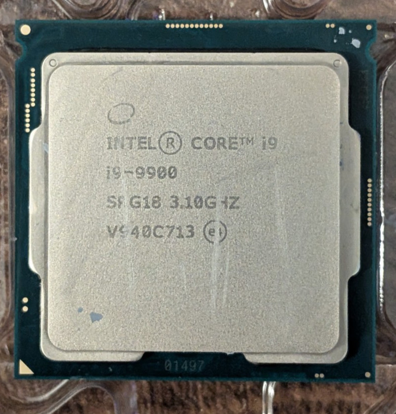Intel Core i9-9900 Desktop Processor (3.1 GHz, 8 Cores, LGA 1151) Coffee Lake
