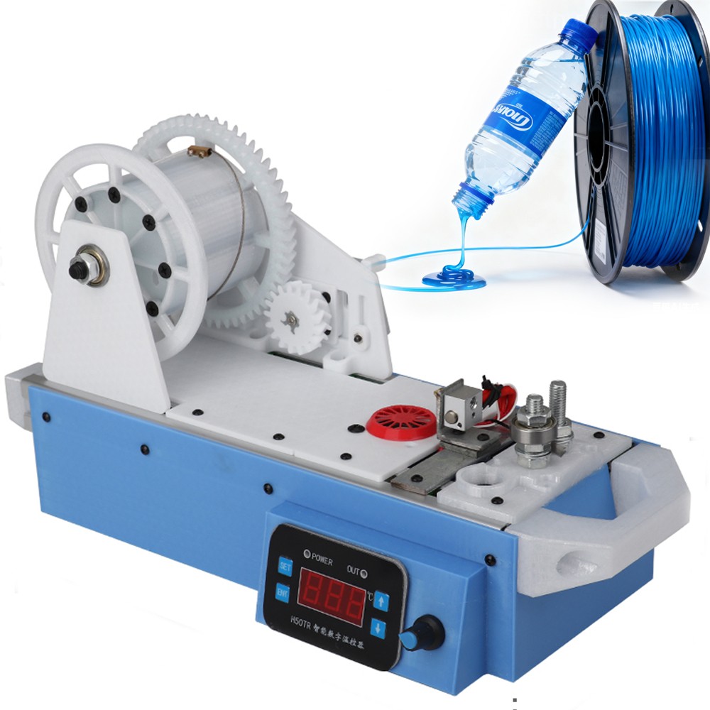 3D Printer Extruders Desktop Filament Maker Machine PET Plastic Bottles Recycle