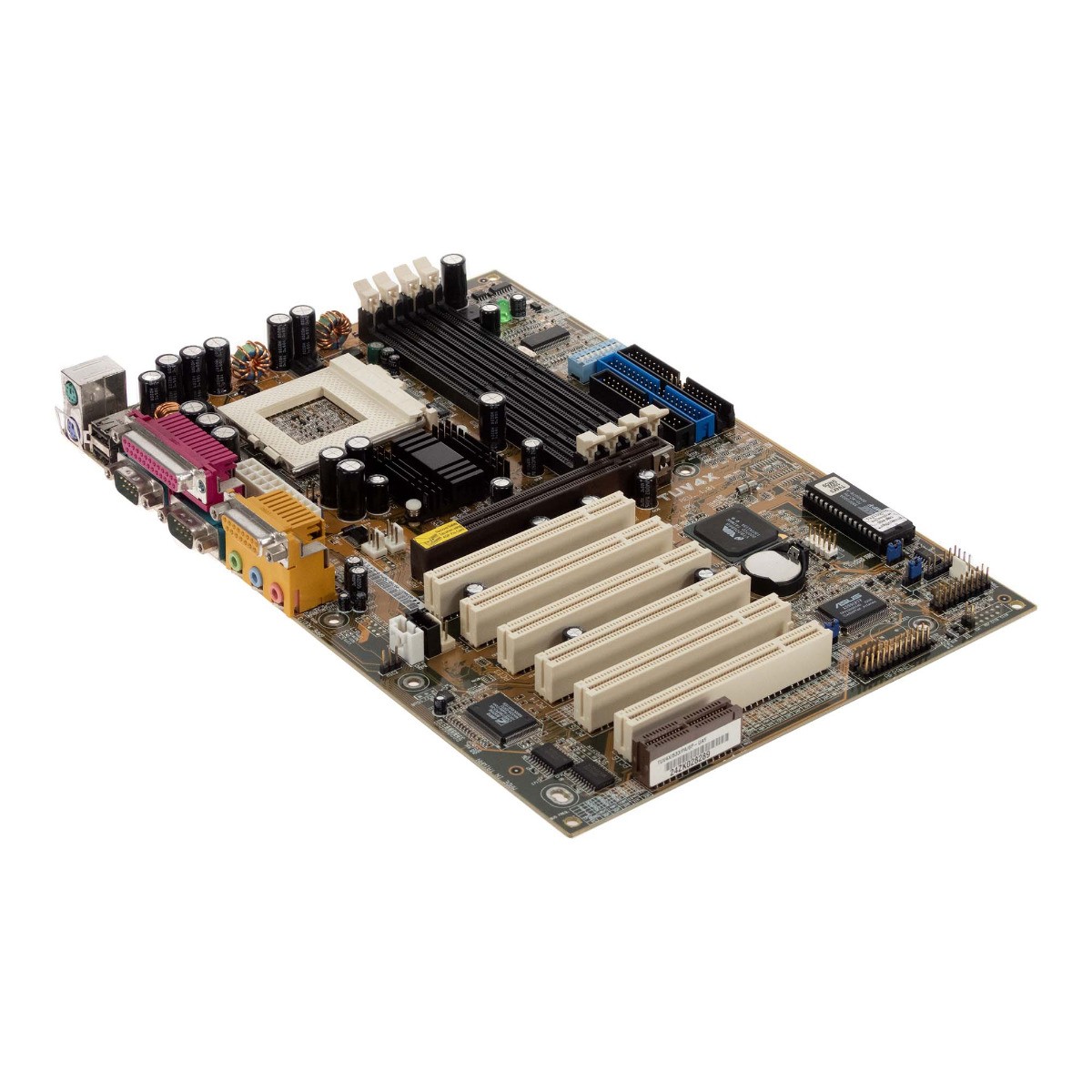 ASUS TUV4X Rev. 1.01 Socket 370 SDRAM ATX Mainboard AGP PCI AMR