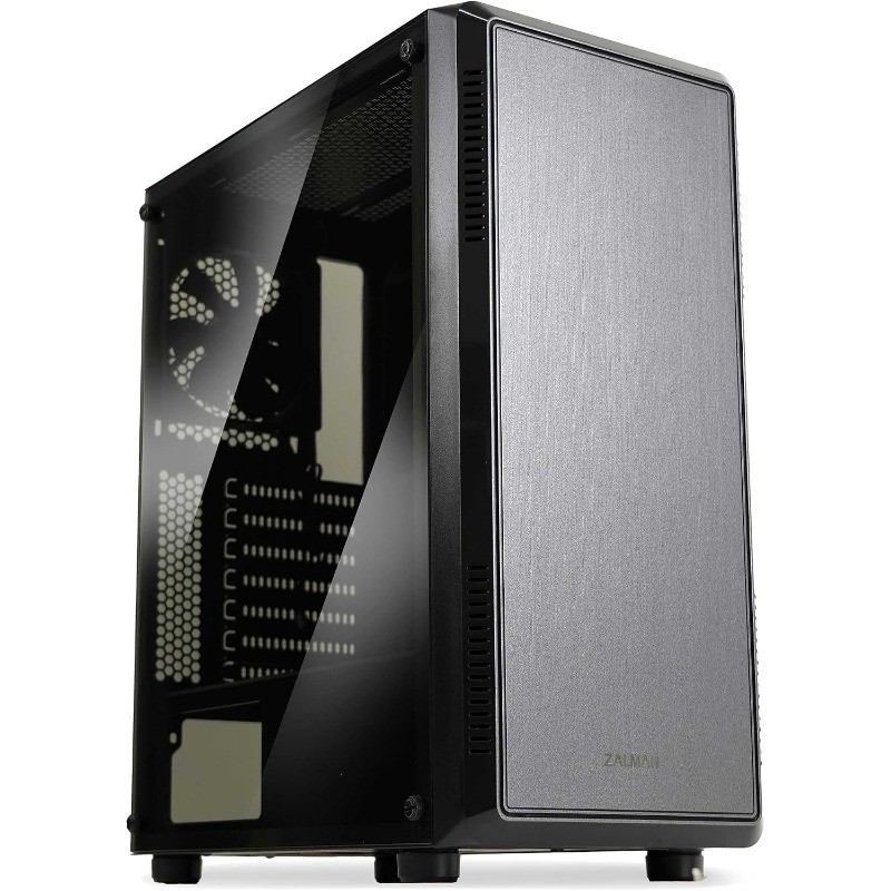 S4 Mid-Tower ATX Desktop PC Case, 2 x 120mm Quiet Fans Preinstalled