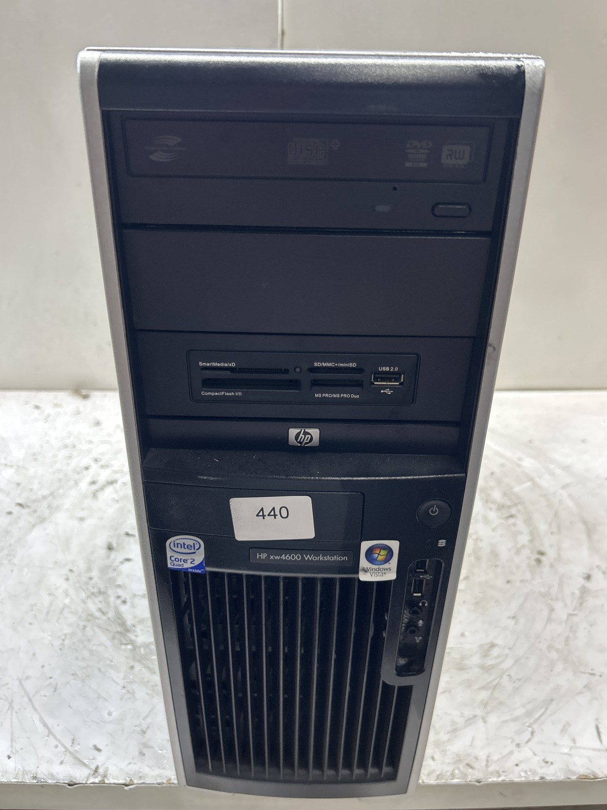 HP Xw4600 Workstation Intel Core 2 Quad Q9650 3.00GHz 2GB NO HDD