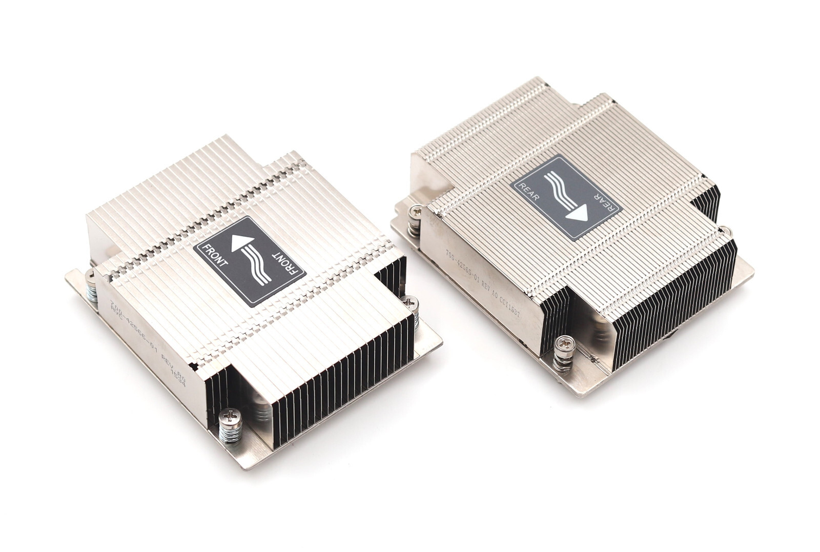 Cisco UCS B200/B420 M4 Front & Rear CPU Heatsink P/N: 700-42566-01, 700-42565-01