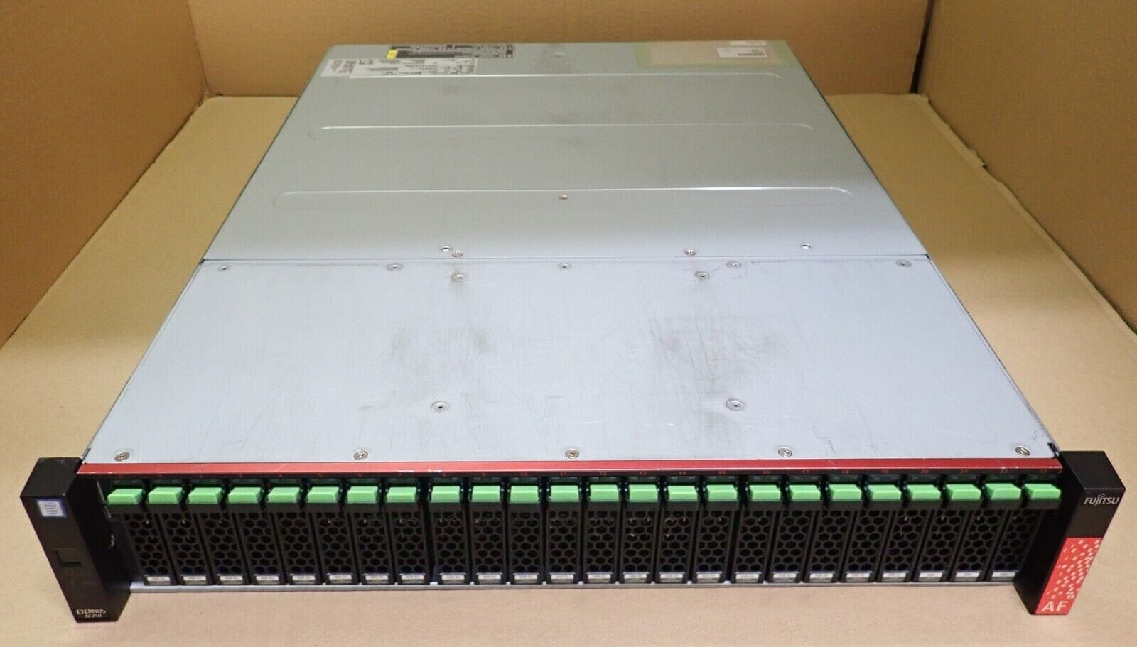 Fujitsu FTS:AF252XF010IN ETERNUS AF250 S2 Dual 16Gb FC Controller 24x 7.68TB SSD