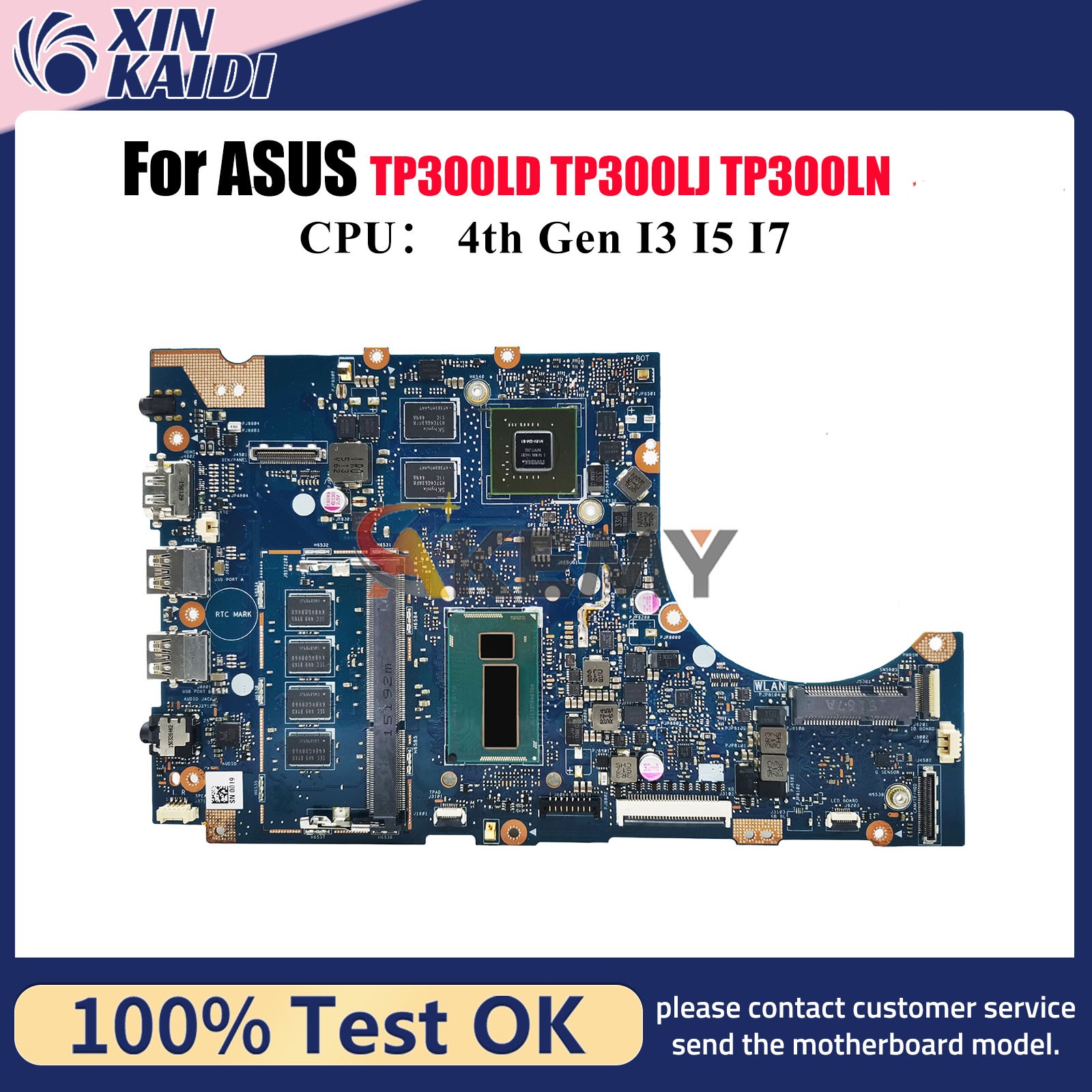 TP300LJ Motherboard For ASUS Q302L TP300LN TP300LAB TP300LD Mainboard W/CPU