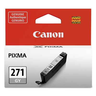 Canon PIXMA 271 CLI-271 Gray Gy Ink Tank Printer Print Cartridge Genuine NEW