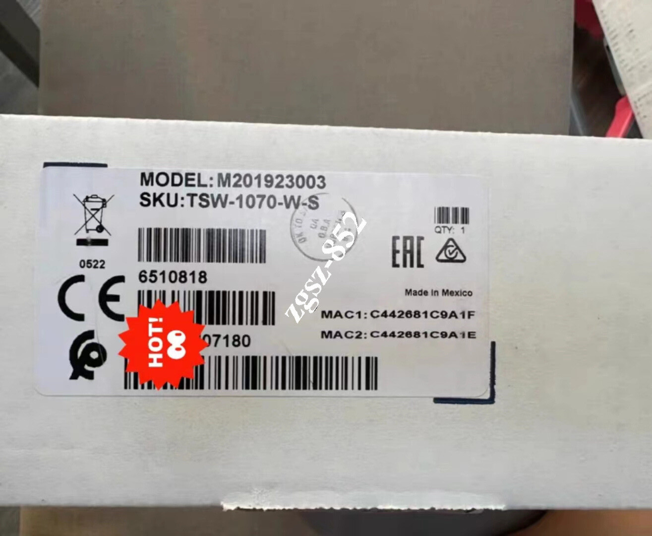 Crestron TSW-1070-W-S Touch Screen Brand New Fast Shipping FedEx or DHL