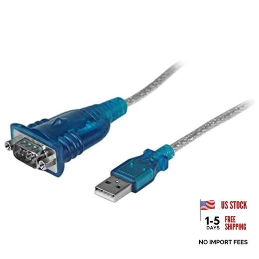 StarTech 17in 1-Port USB to Serial Adapter Cable, M/M, 43cm (ICUSB232V2) 1.3ft