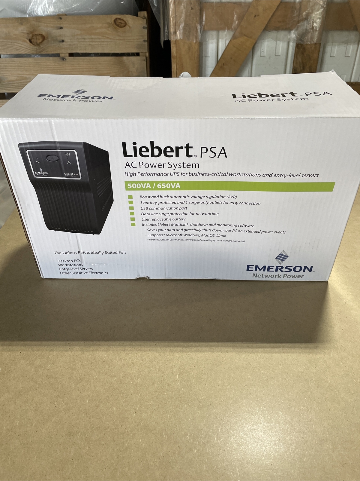 New EMERSON NETWORK POWER Liebert PSA Model PSA500MT3-120U 5290