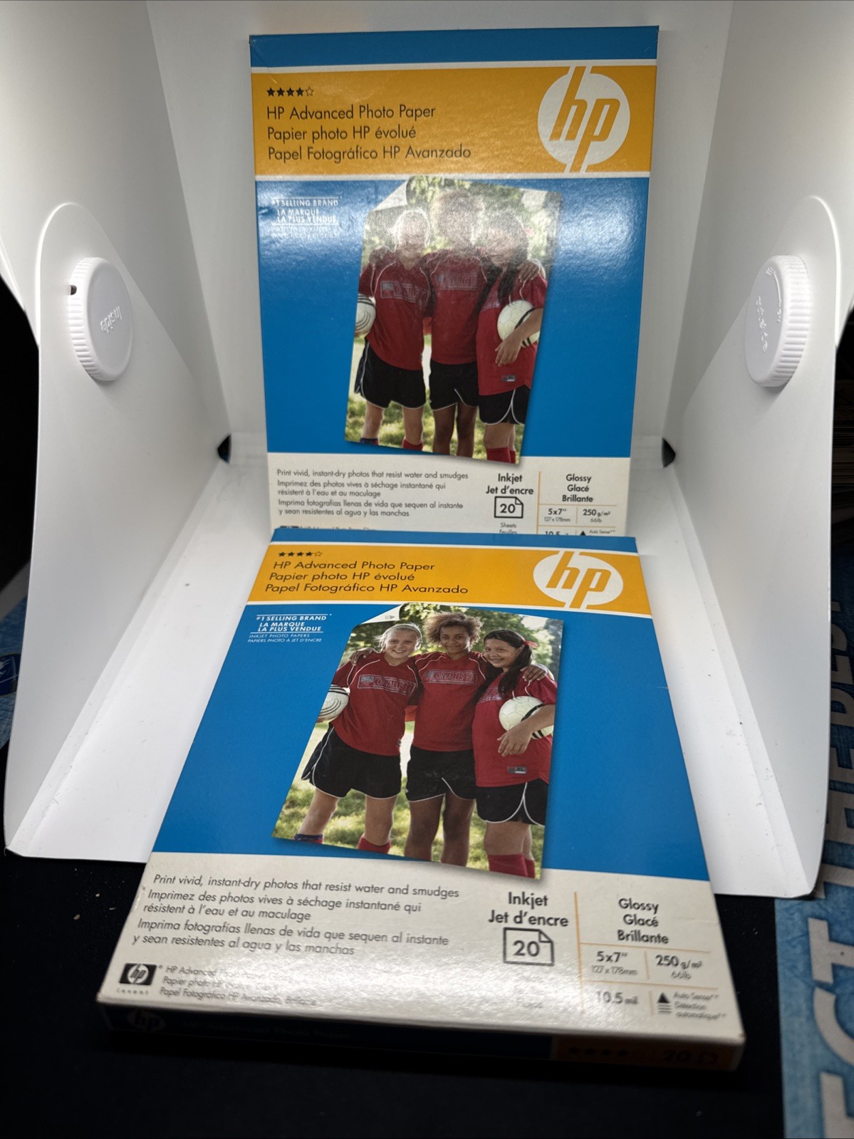 HP Glossy 5x7 Photo Paper 20 Sheet  2 Pack 2008 NEW Old Stock  CG812A