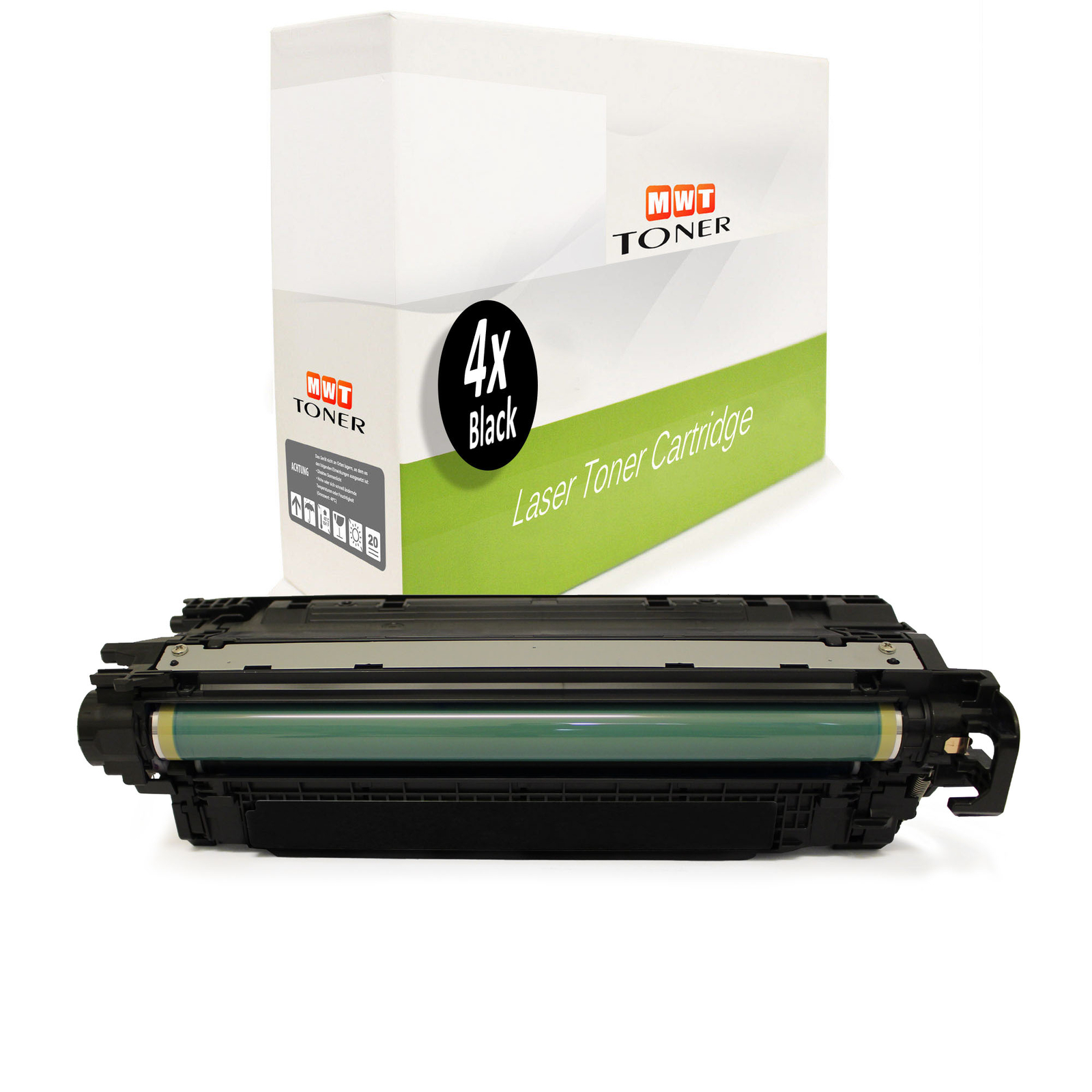 4X MWT Cartridge BLACK XXL Alternative For HP CFU20X 653X