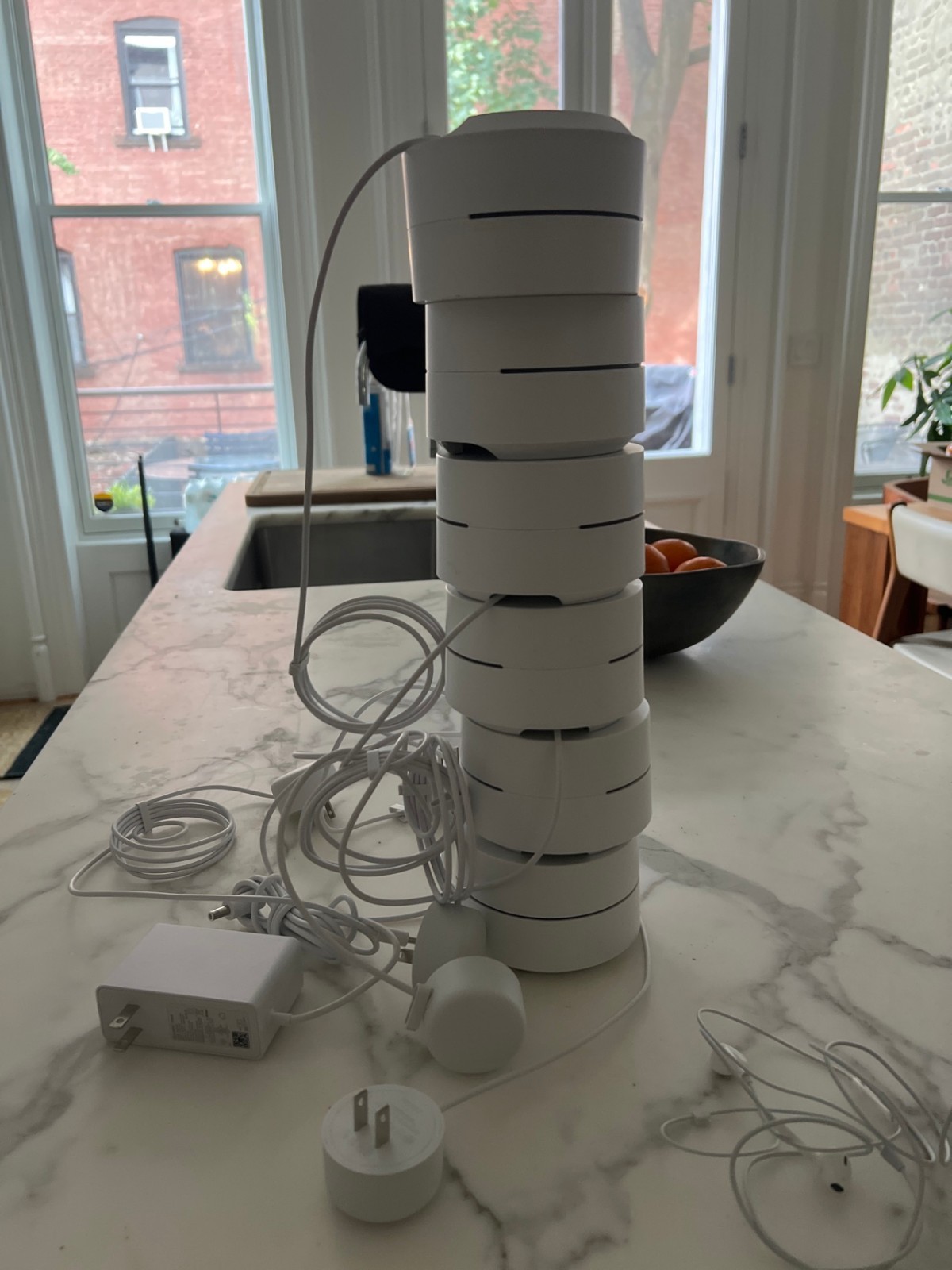 Google Wifi Mesh WiFi System – 6-Pack, Open Box, Power Adapters Included