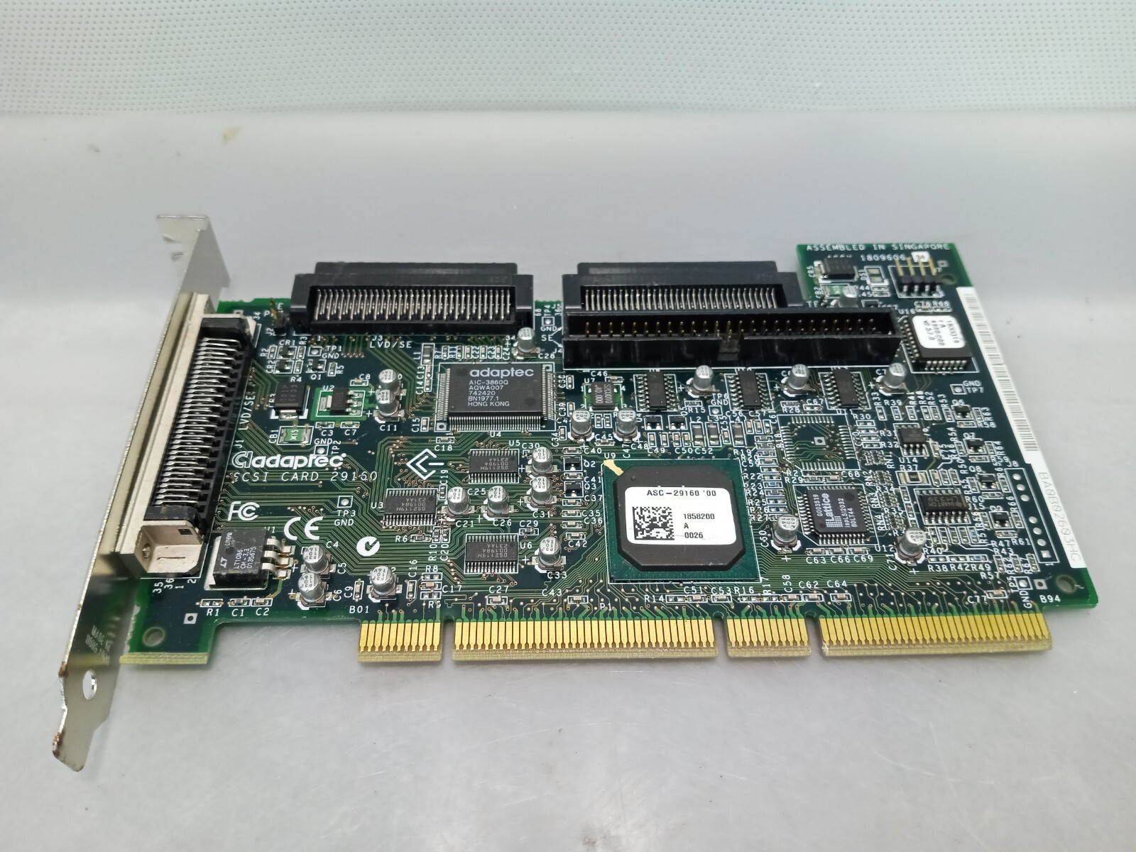 Adaptec ASC-29160 64Bit PCI-X Ultra160 LVD SCSI Controller Card TESTED