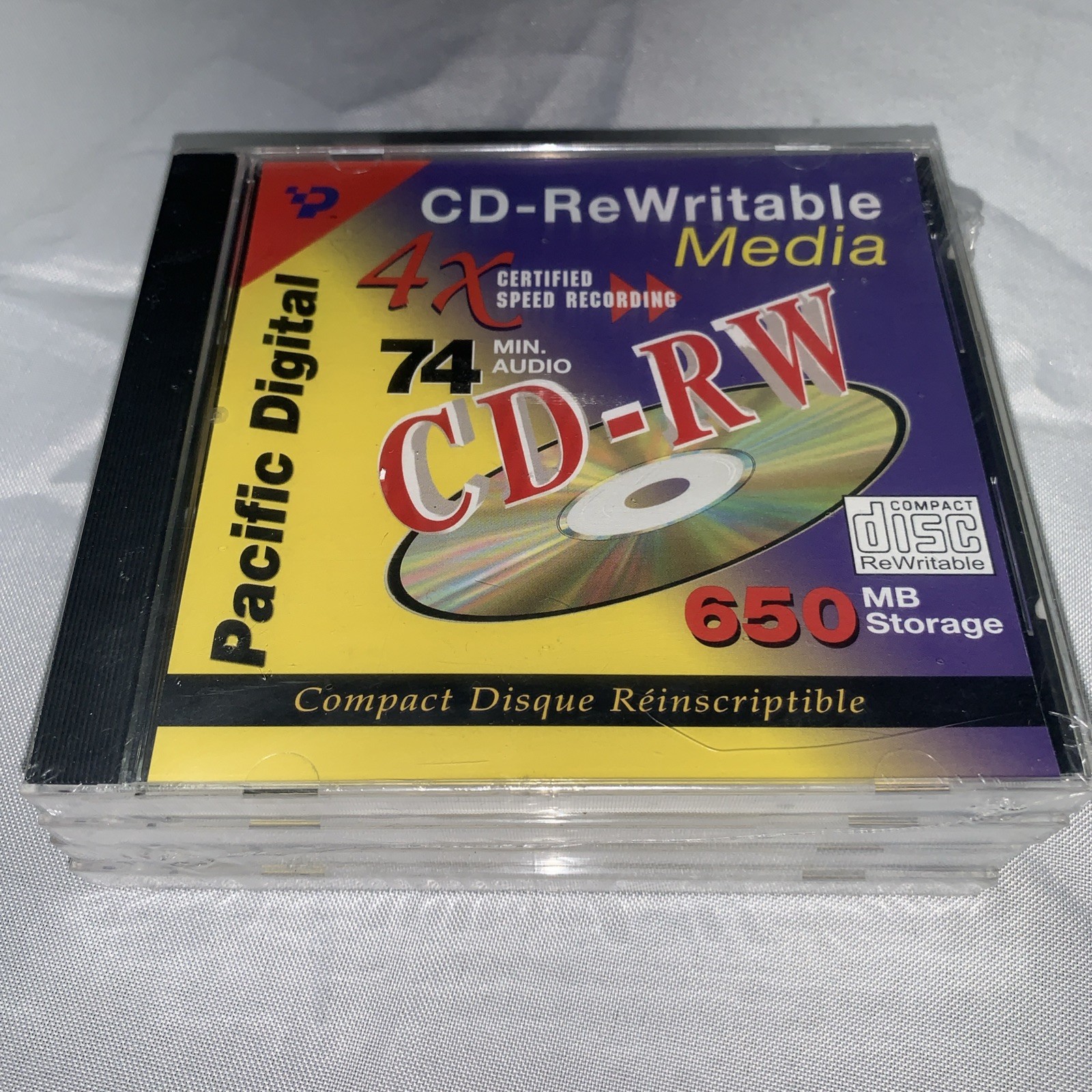 Pacific Digital CD-ReWritable Media Brand New Sealed