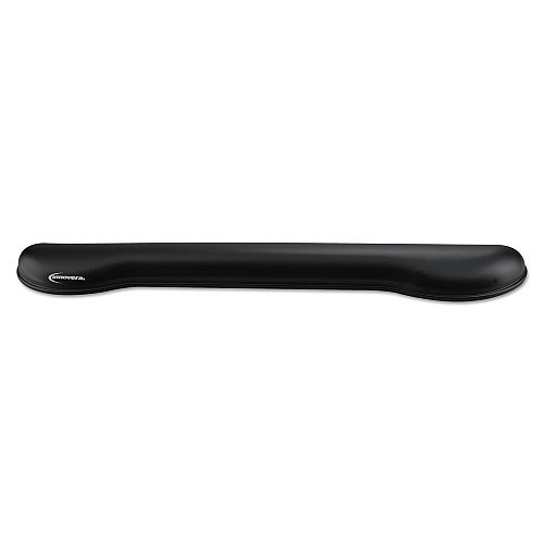 Innovera Softskin Gel Keyboard Wrist Rest, 18.5 x 2.87, Black