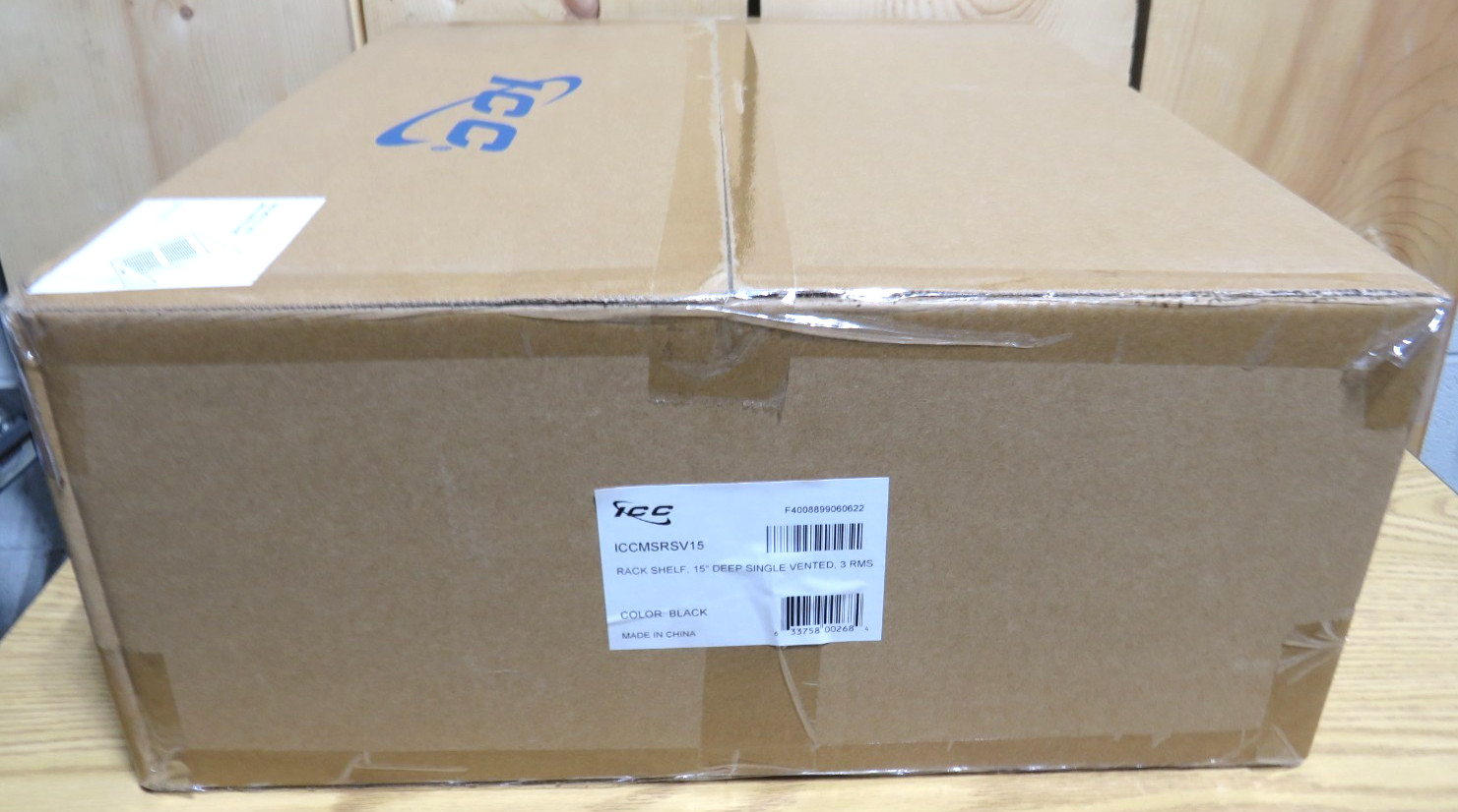 ICC 15" Deep 3RU Vented Rack Shelf ICCMSRSV15 (FACTORY SEALED) [CTH]