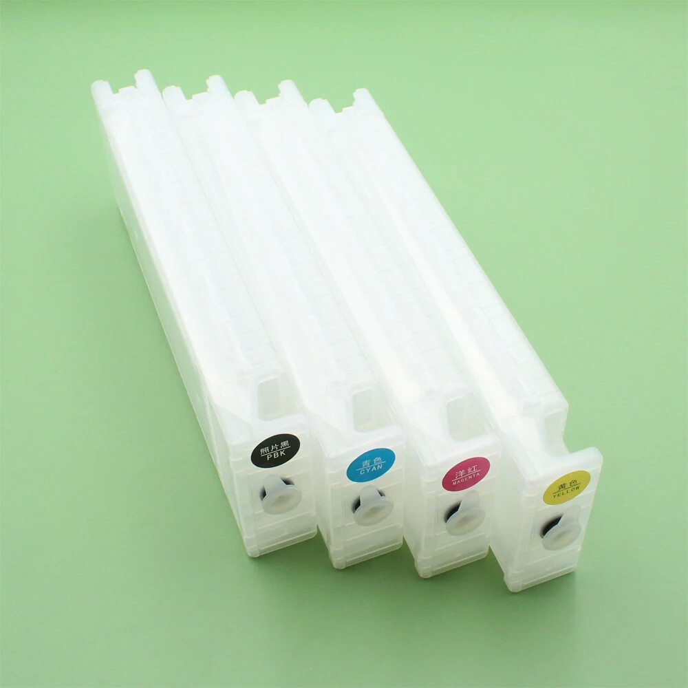4pc 700ml Empty Refillable Ink Cartridge With Chip For Epson S30610 S50610