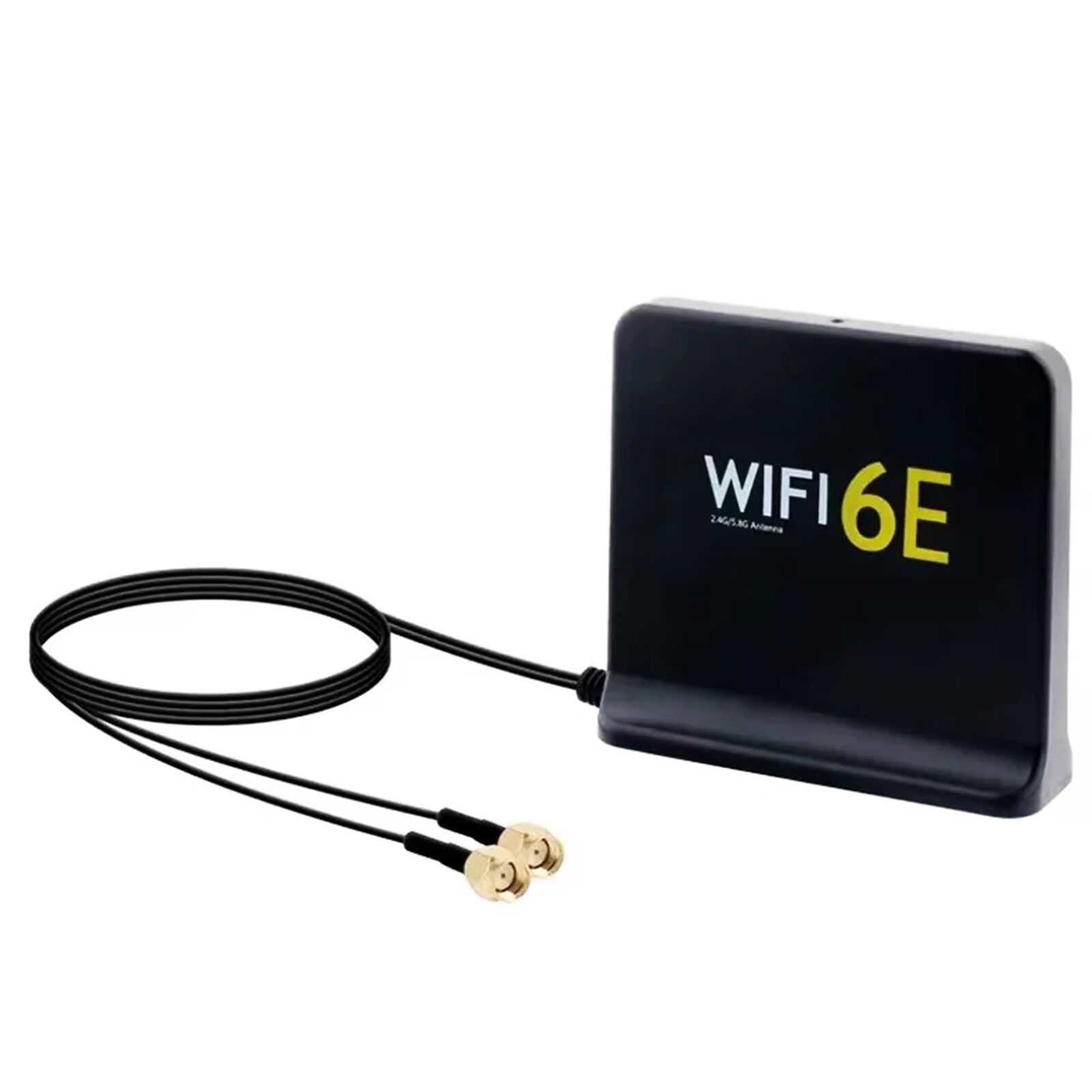 WiFi 6E 12dBi SMA Female Antenna with Tri-Band 2.4G/5.8G/6GHz 3FT RG174 RP-SM...
