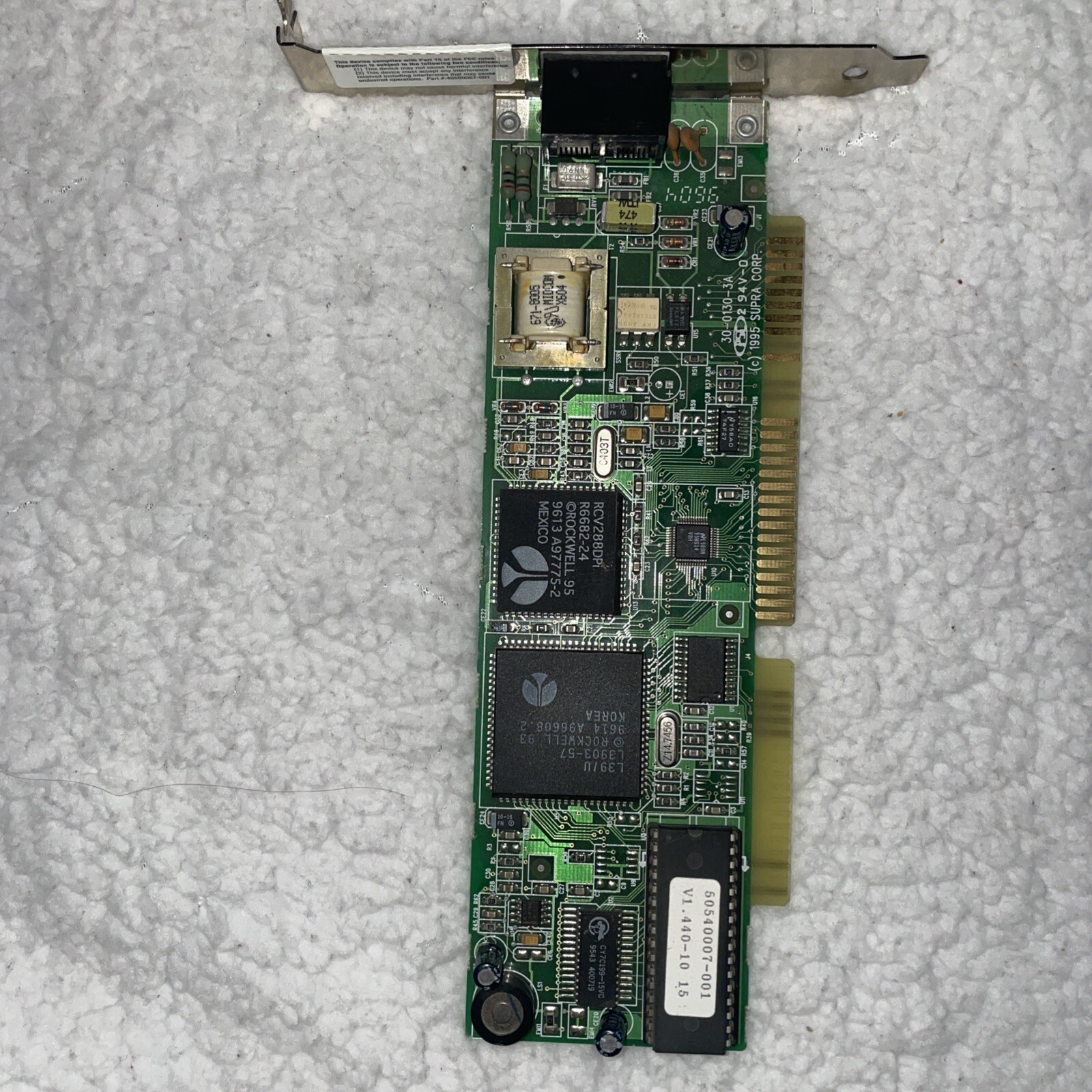 LOT OF 6-SUPRA CORP SUPRAEXPRESS 288i PnP/ISA 28.8 PLUS MISC. LATE 90’s MODEMS