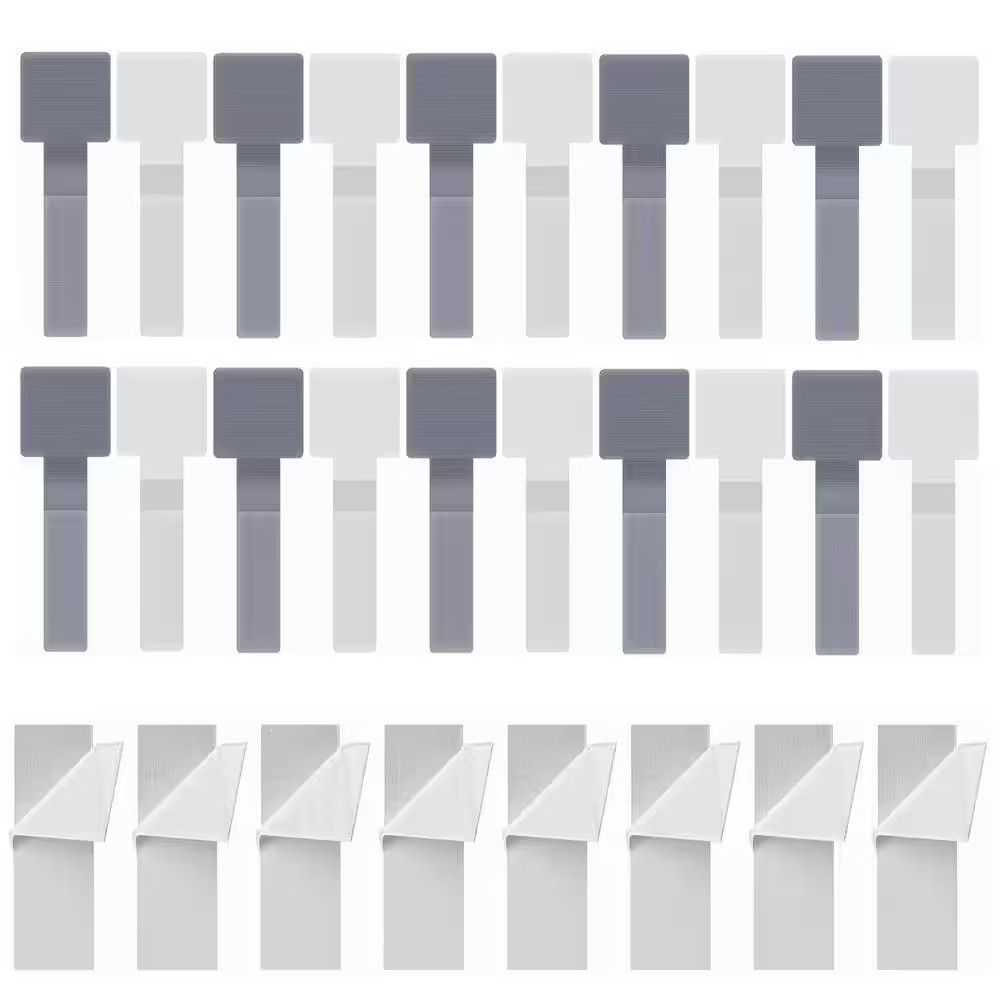 Easy Cable Management Solution with Self-Adhesive Hook and Loop Ties and Strips