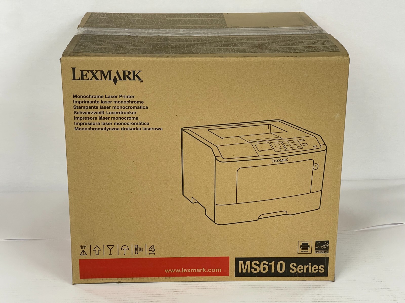 Lexmark MS610dn Monochrome Network-ready Laser Printer 3ST415 High Voltage 220V