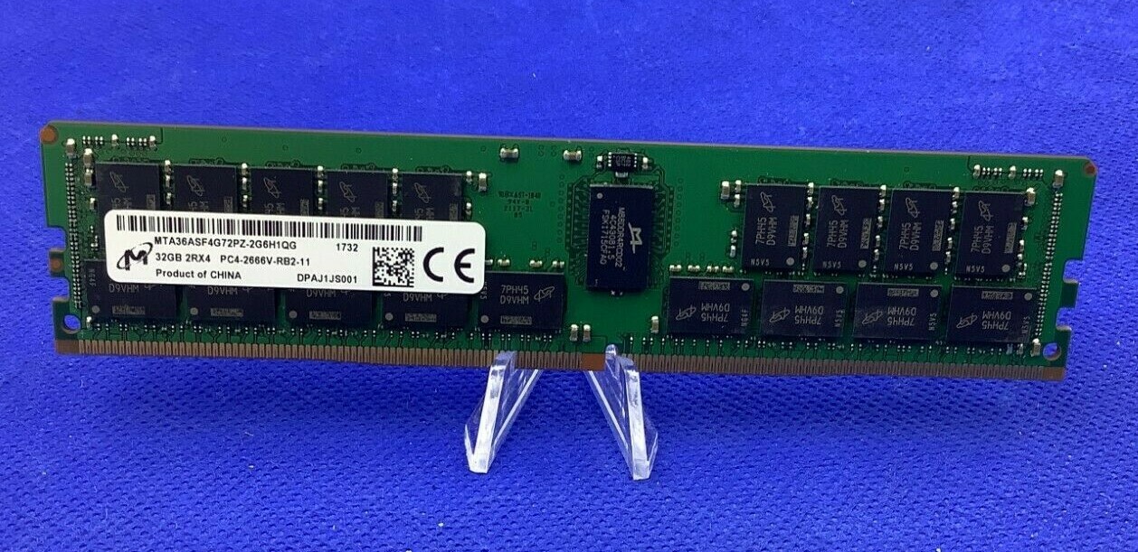 MTA36ASF4G72PZ-2G6H1 MICRON 32GB 2RX4 PC4-2666V REG ECC DDR4