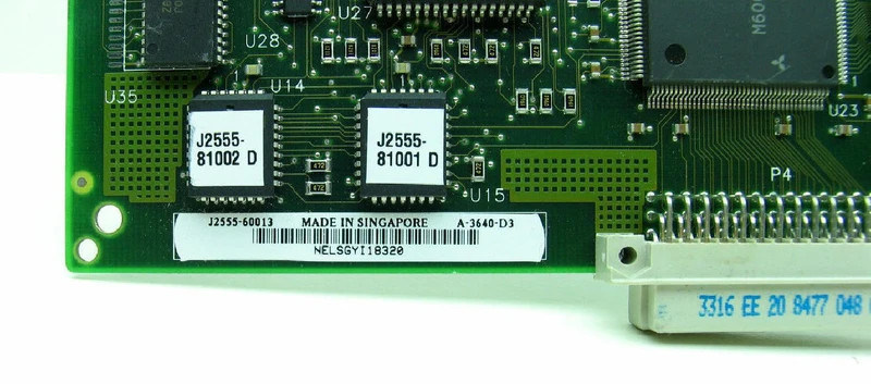 J2555-60013 hewlett packard / hp jetdirect token ring DB9 & RJ45