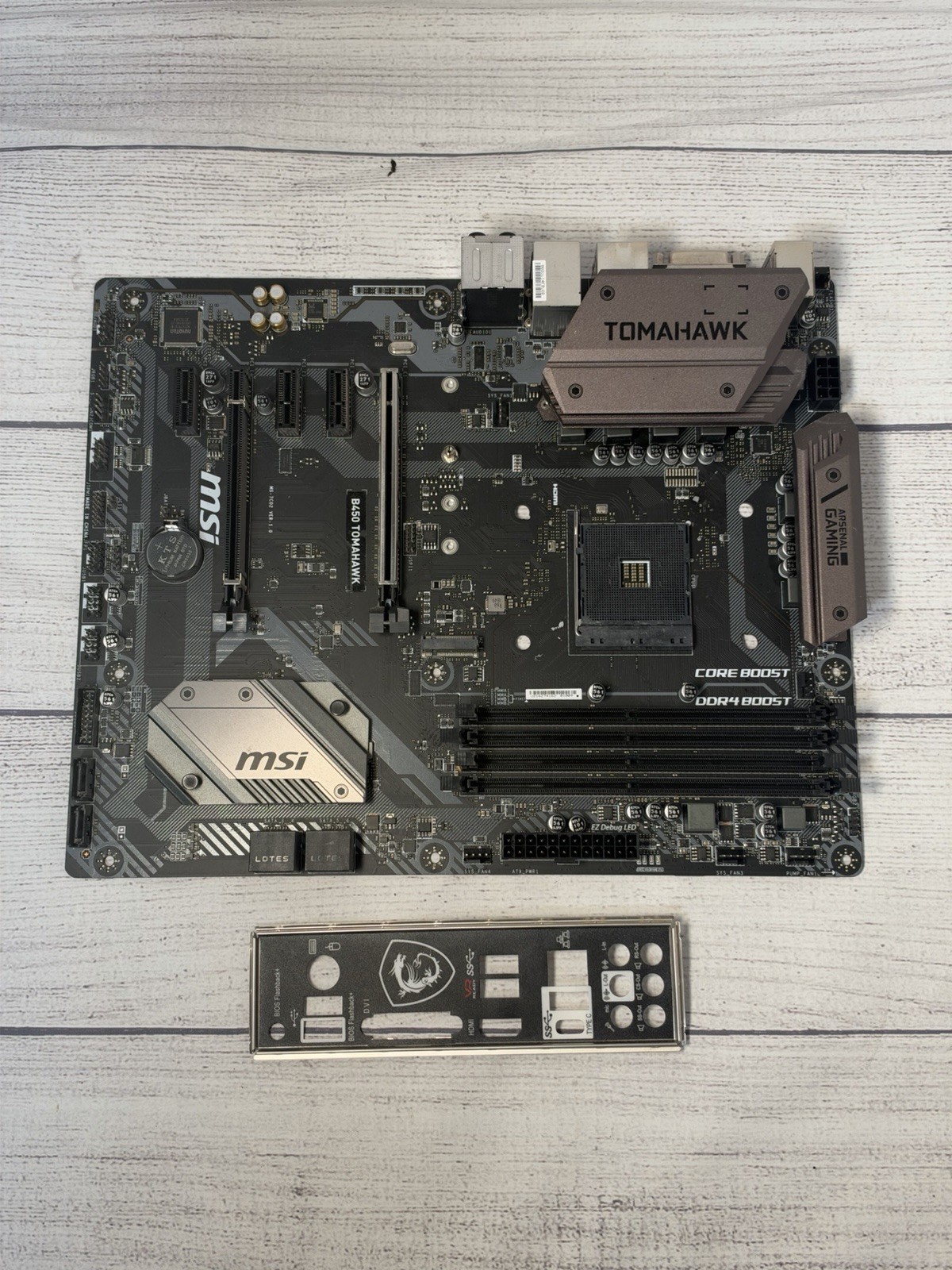 MSI B450 Tomahawk  AM4 Motherboard