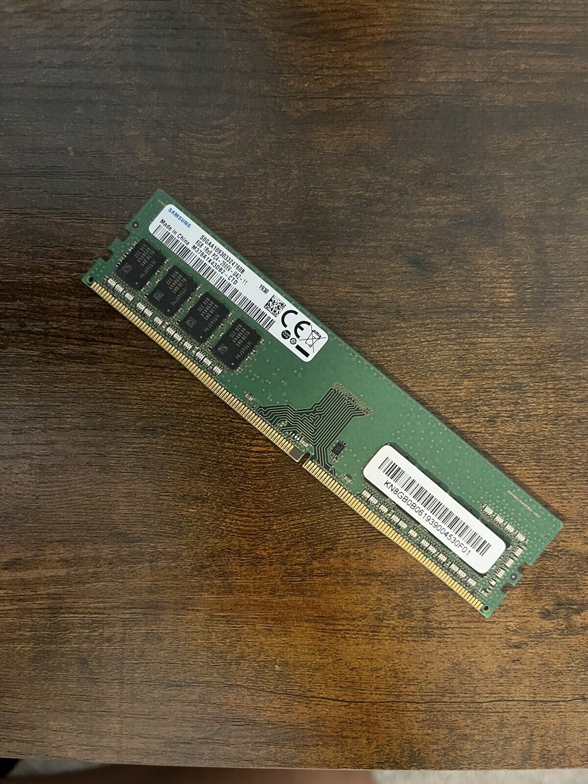 Samsung 8GB 1RX8 PC4-2666V-UA2-11 NON-ECC Unbuffered RAM M378A1K43CB2-CTD Tested
