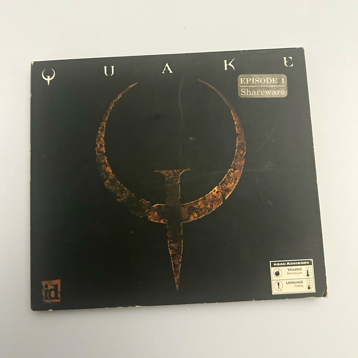 Quake episode 1 shareware PC CD-ROM 1996 ID Software