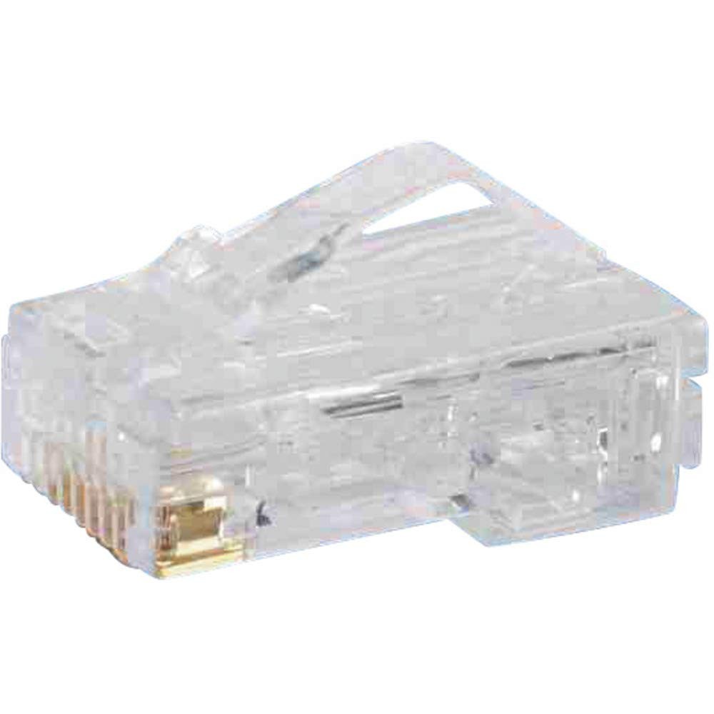 PANDUIT Category 5E Modular Plug for Thin Cables, AWG28 Solid and Stranded Wires