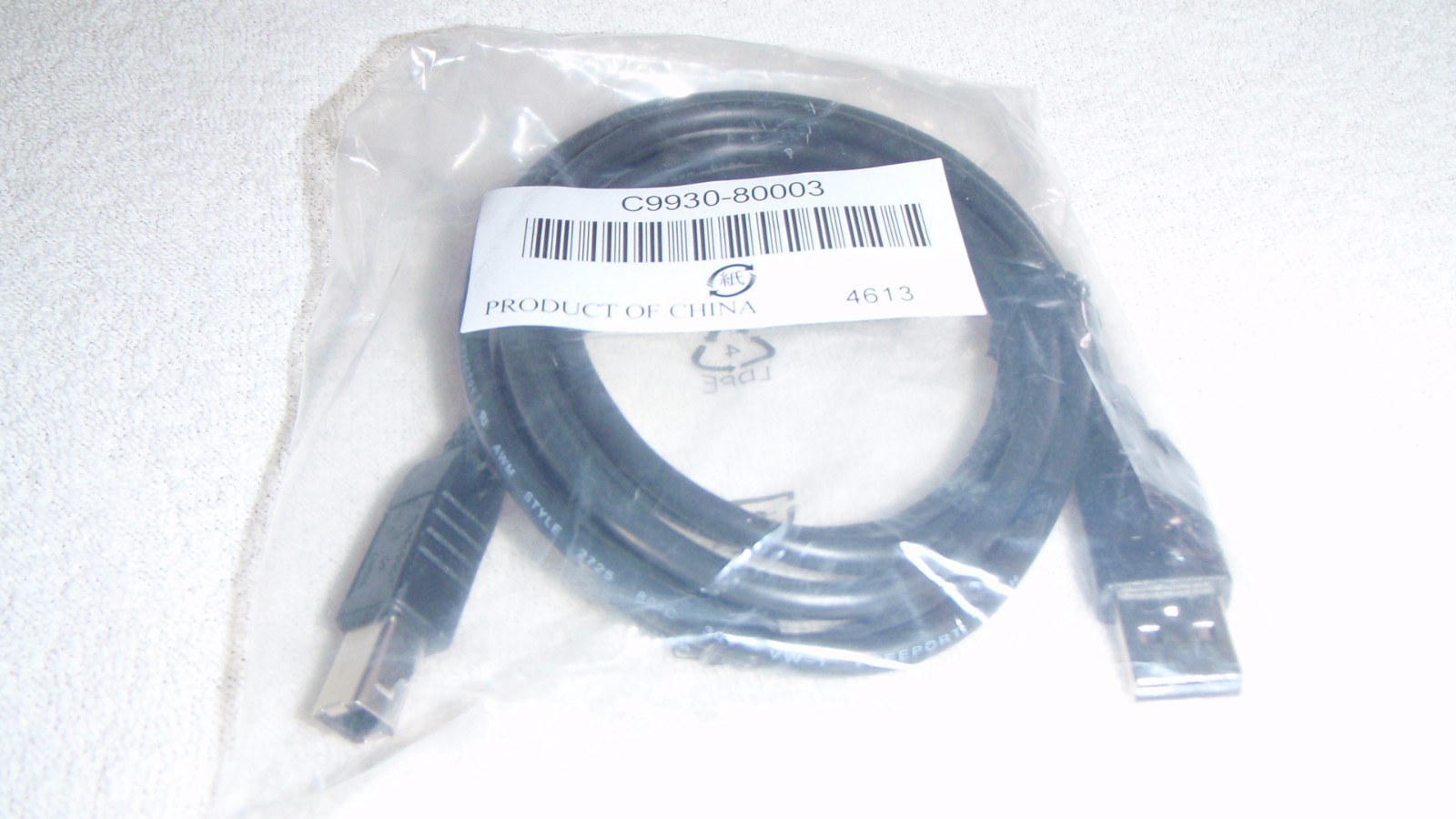 HP-C9930-80003-New Universal serial bus (USB) interface cable (Black)