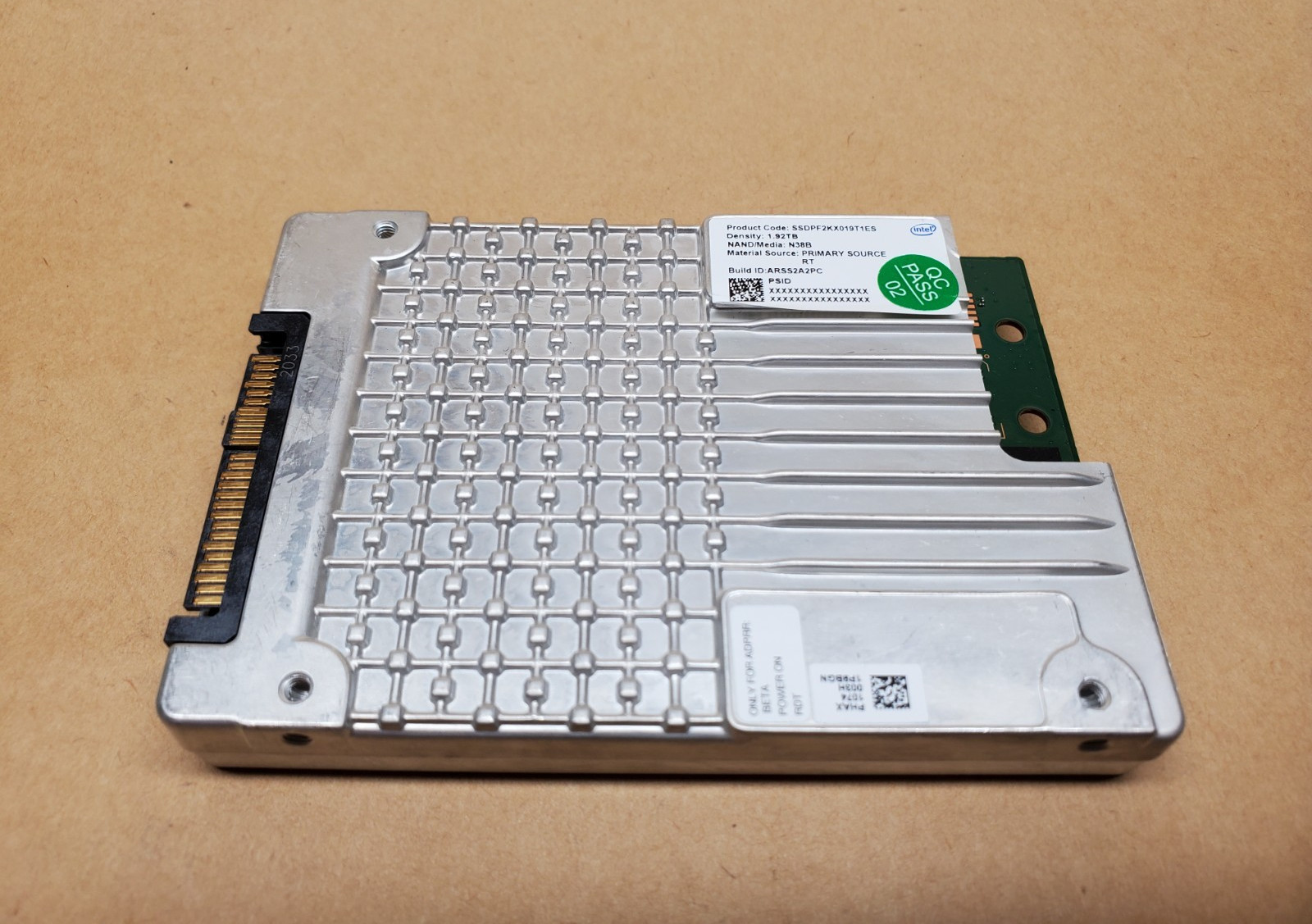1.92TB Intel SSDPF2KX019T1ES NVMe | Tested