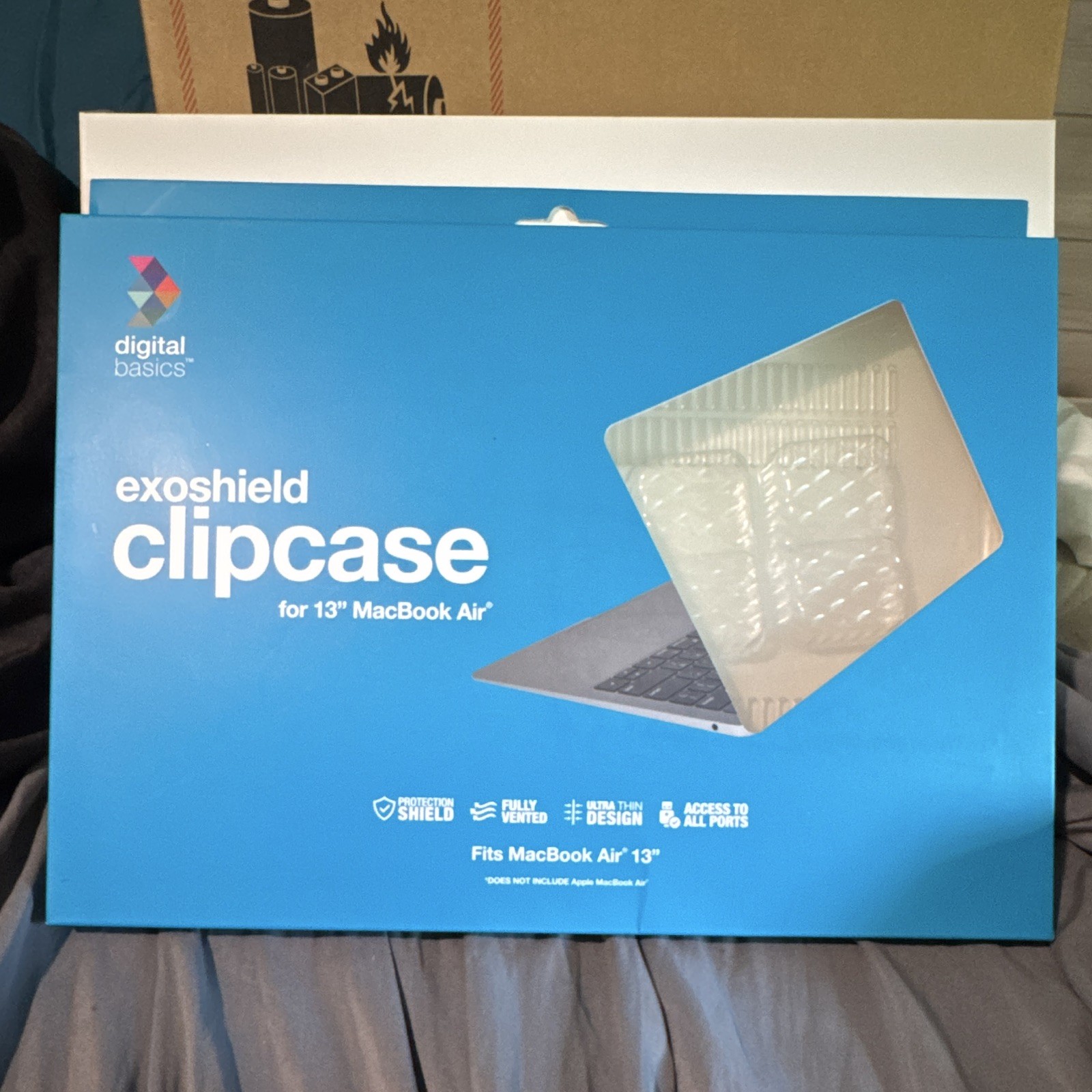 Digital Basics Exoshield Clear Hard Shell for 13in MacBook Air Ultra Thin