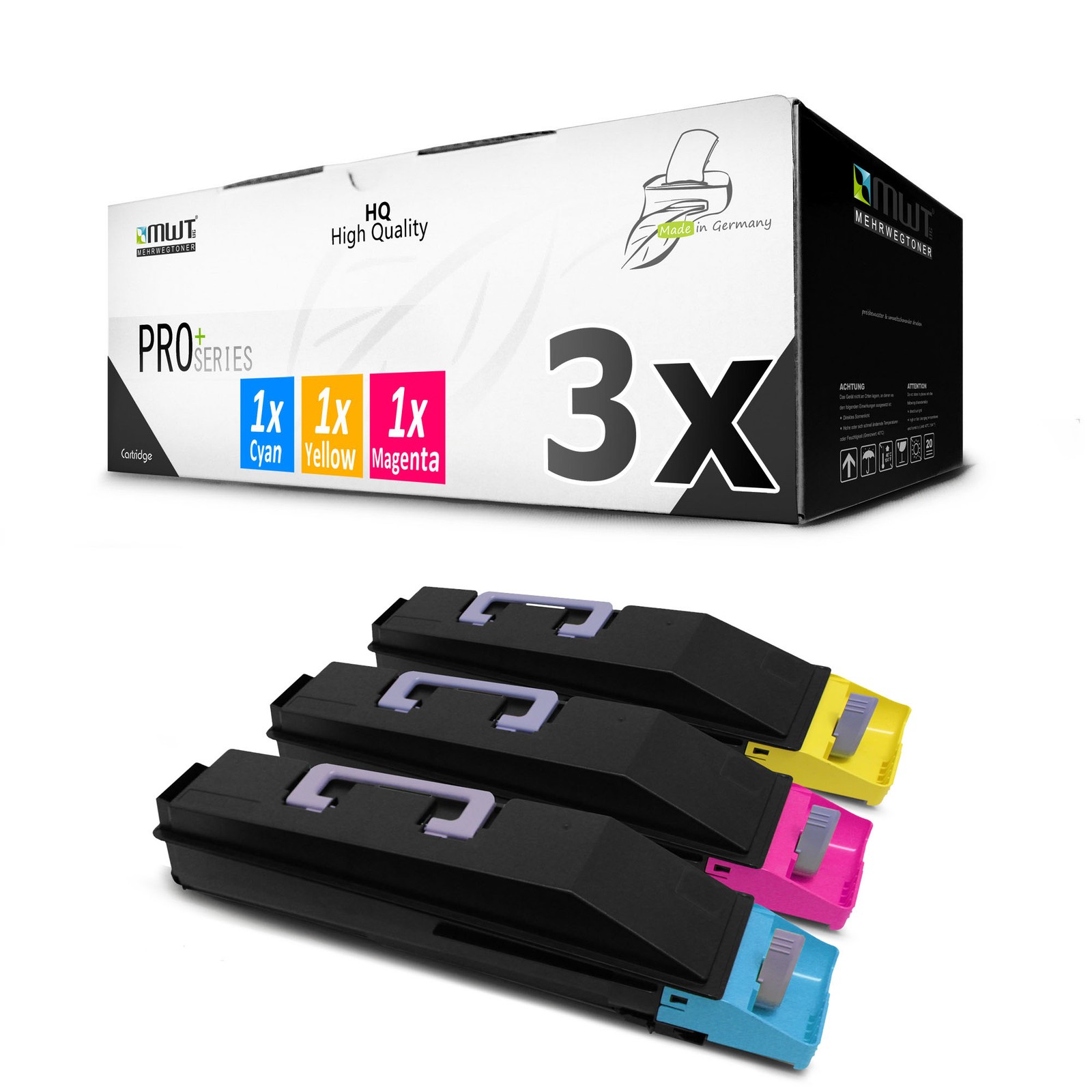 3x MWT PRO Cartridge for Kyocera FS-C-8500-DN