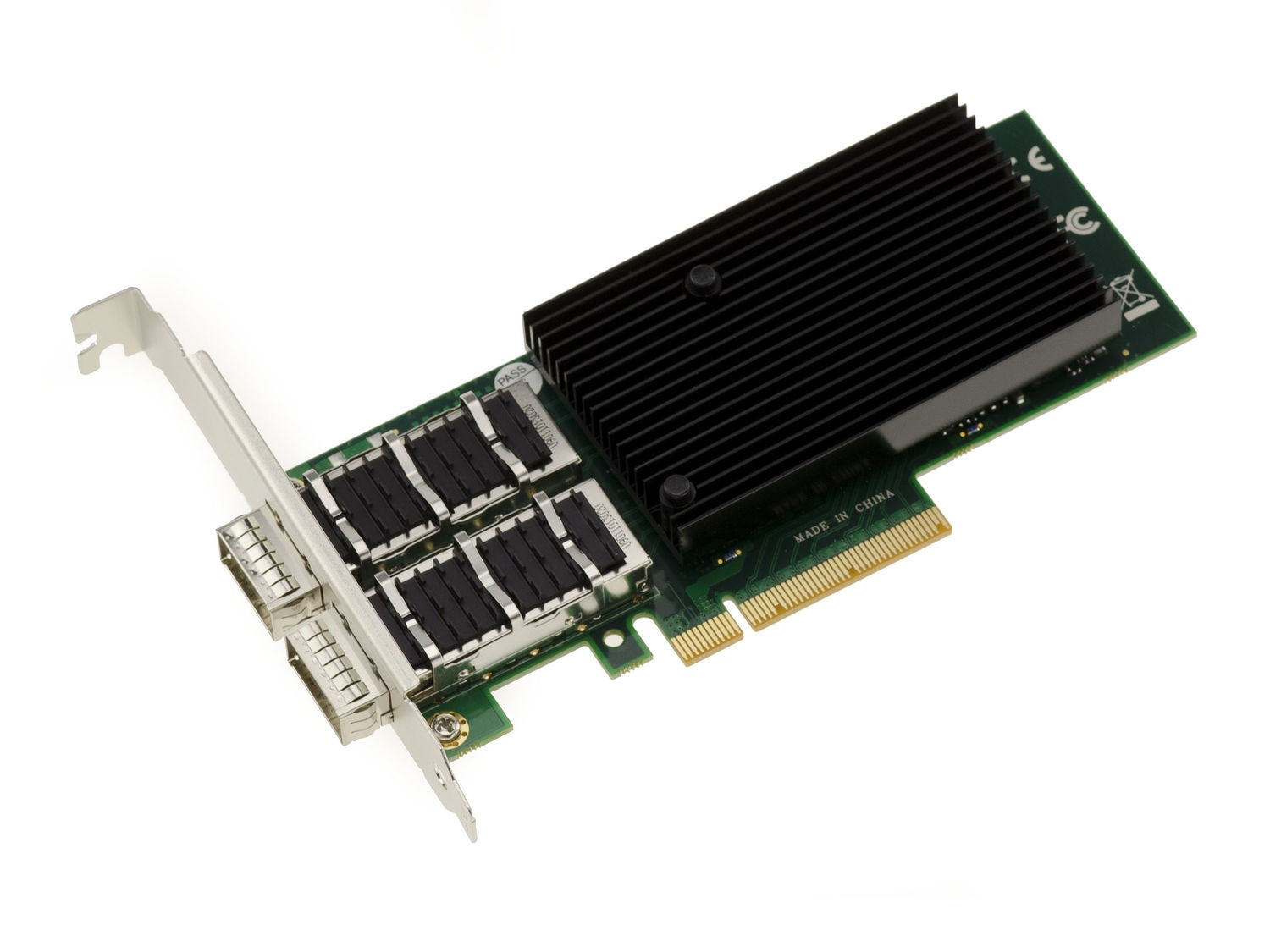 PCIe 40G LAN Network Fibre QSFP+ 2 Ports Mellanox X-3 40GbE