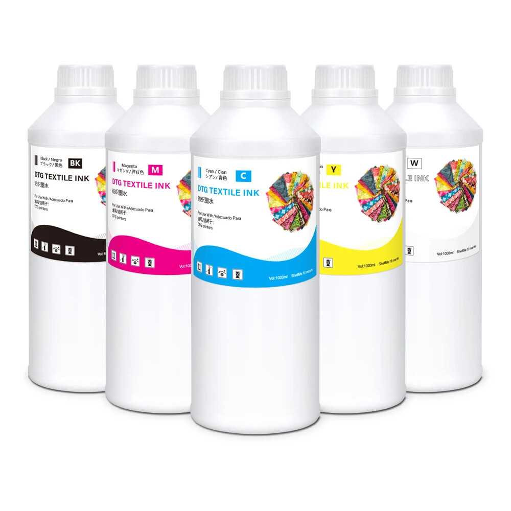 DTG Textile Pigment Ink for Eps F2000 F2100 F2130 R330 R1800 1400 L800 Printer