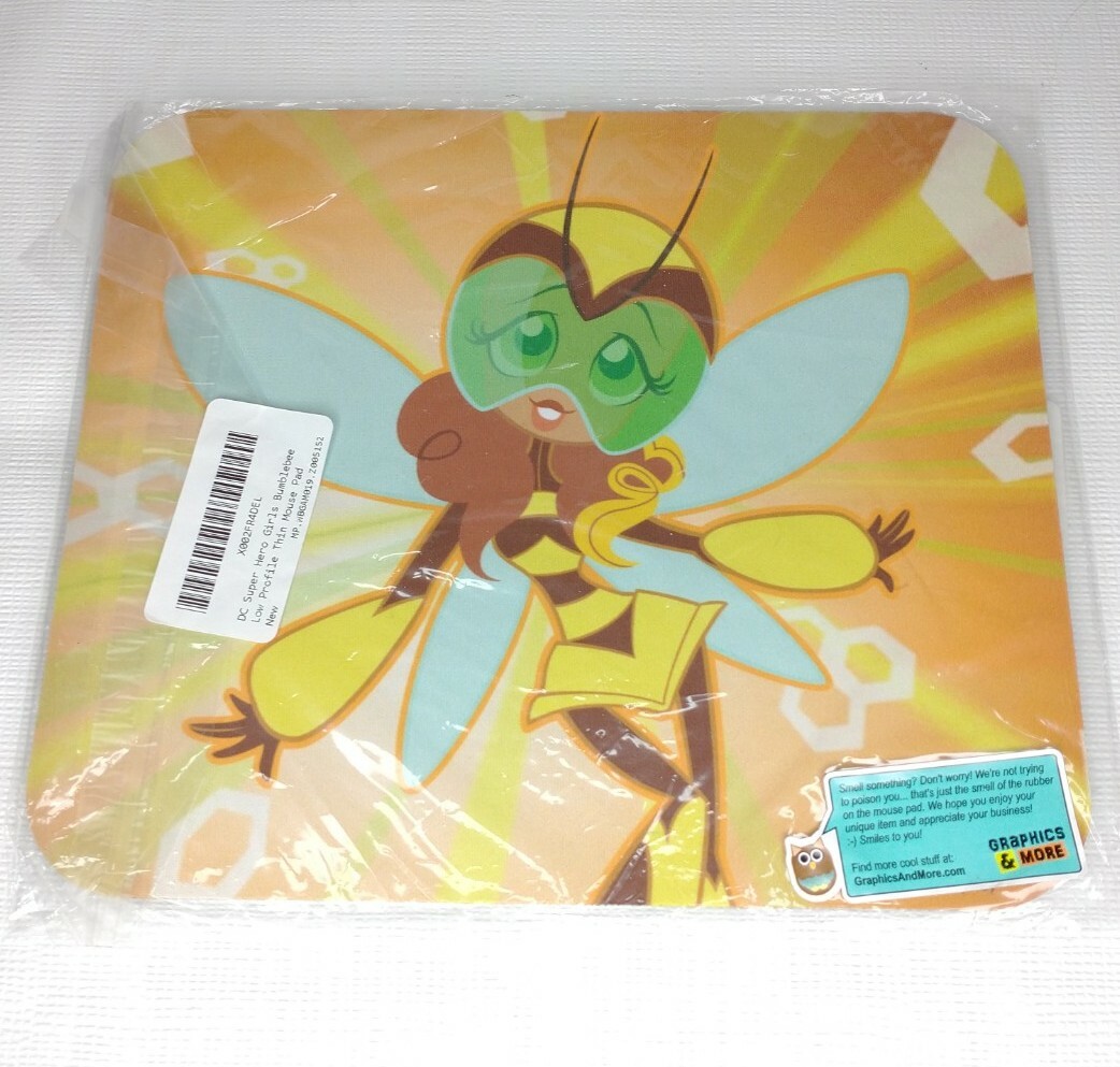 DC Super Hero Girls Bumblebee Mousepad 8"×9" New