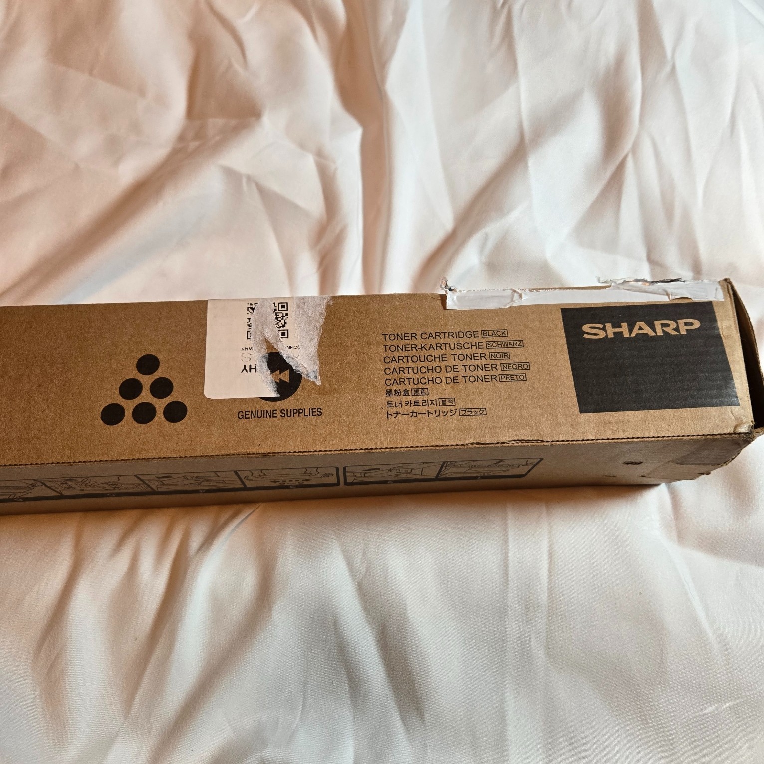 Genuine Sharp MX-61NT-BA Black Toner Cartridge OEM Unused MX61NTBA