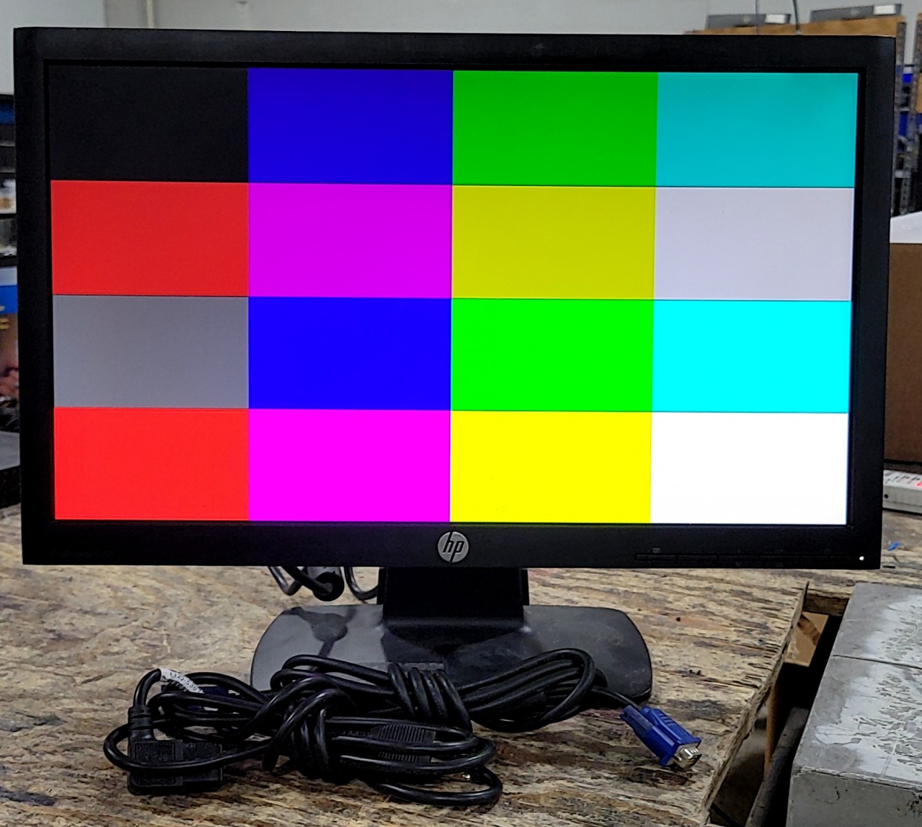 HP ProDisplay P201 C9F26A 20" LED LCD Monitor Grade B VGA DVI