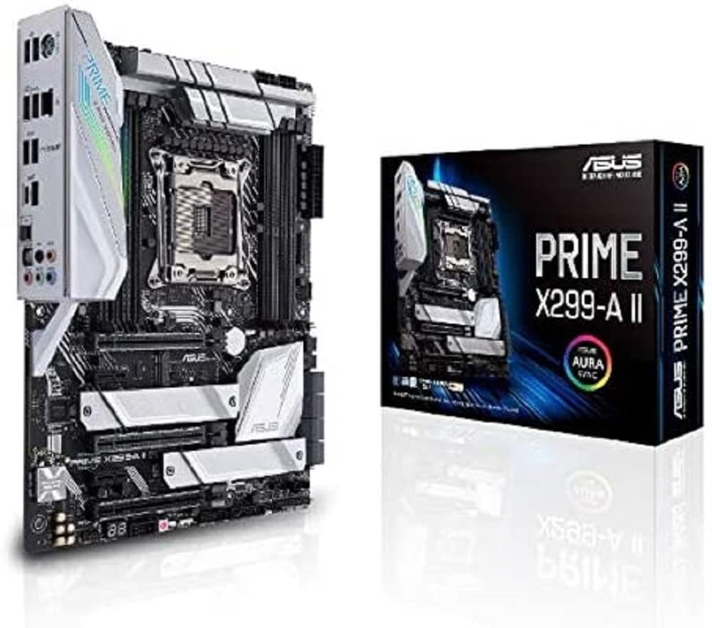 Asus Prime X299- A II ATX Motherboard (Intel X299) LGA 2066, 12 IR3555 Power...