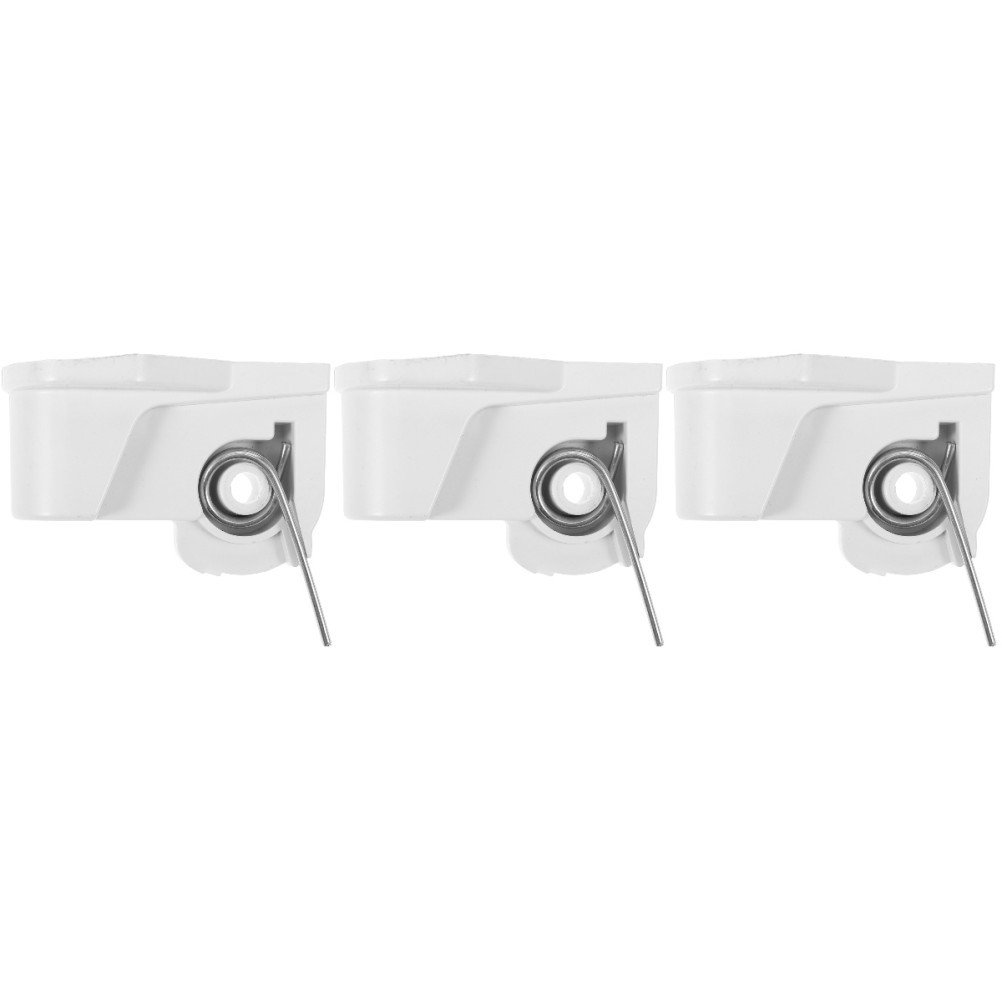 3Pcs Reusable Floor Fan Neck Motor Rack ABS Fan Accessory White Set