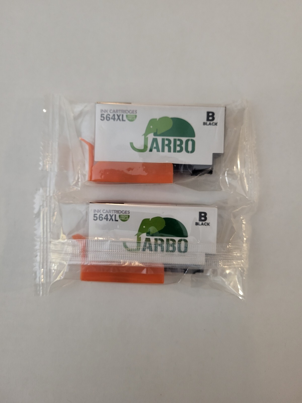 Lot Of 2 JARBO HP Compatible 564XL Ink Cartridges Black - NEW