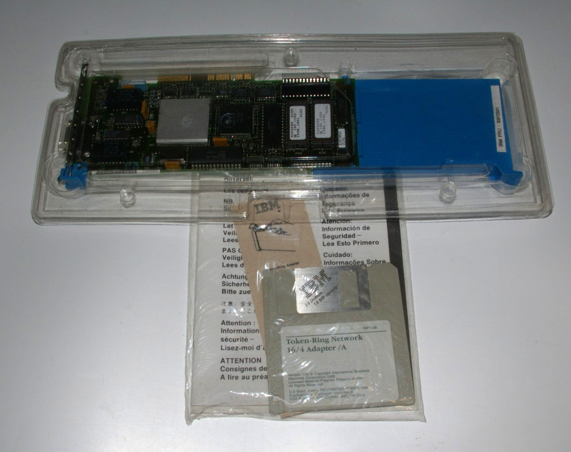 IBM 93F0331 MCA Token Ring Network Adapter 16/4MB Long