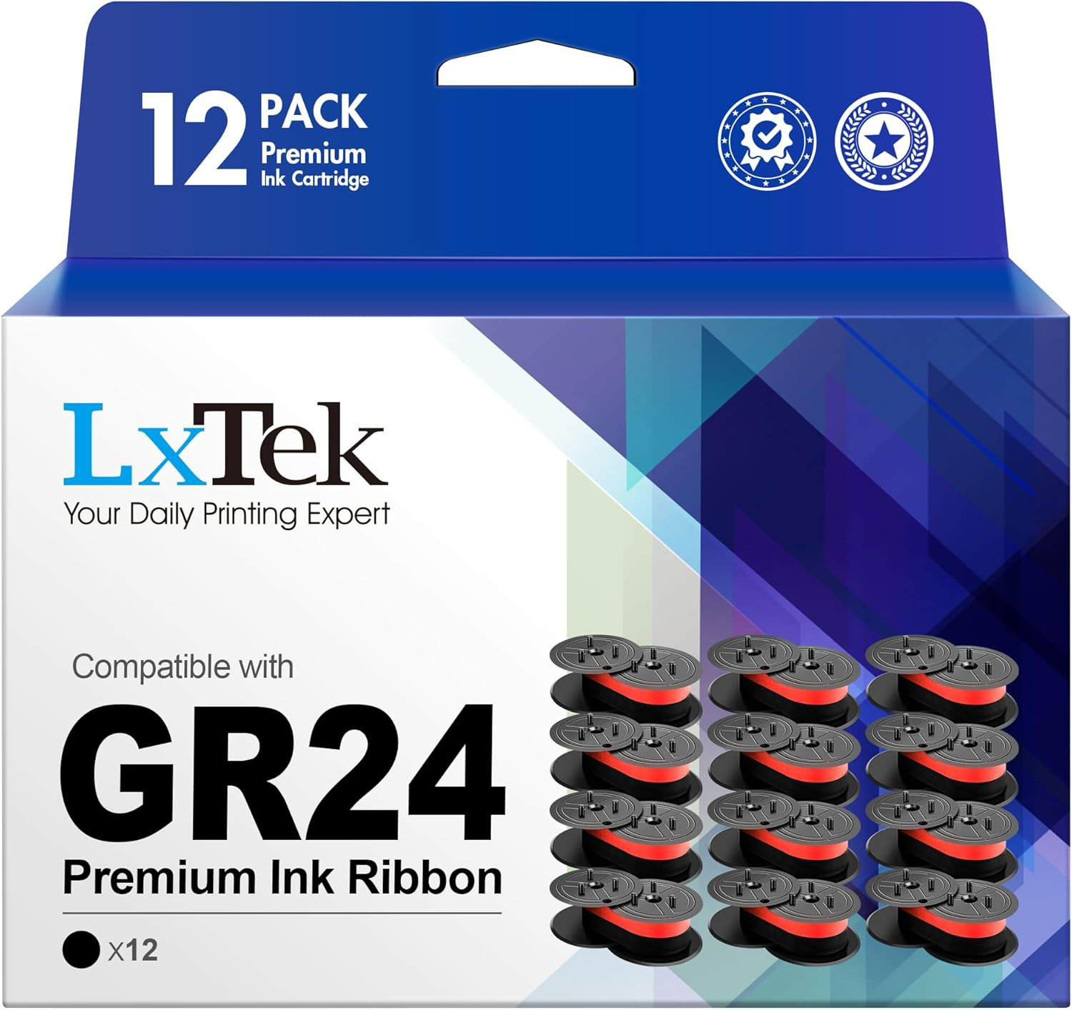 Replacement for GR24 Universal Twin Spool Calculator Ribbon Use with Nuko