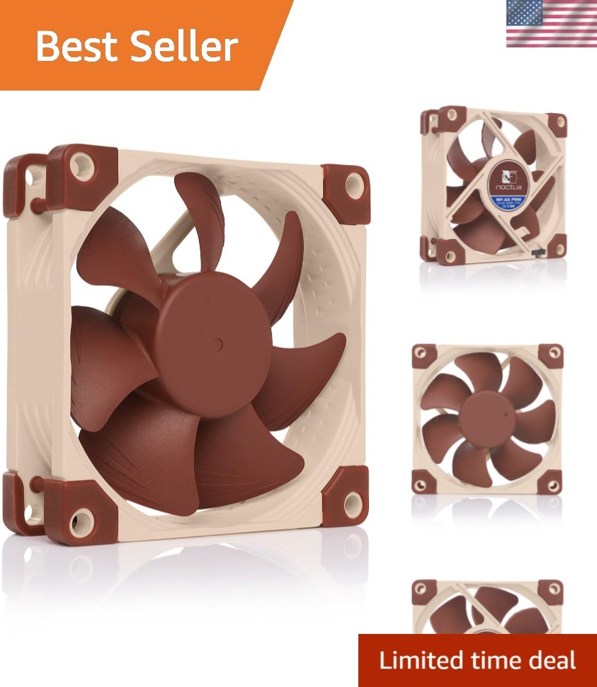 High-Performance Quiet Fan 80mm