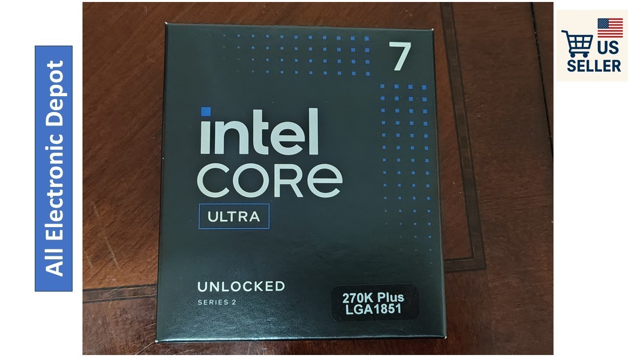 New Intel Ultra 7 270K Plus LGA1851 CPU Processor Unlocked Sealed